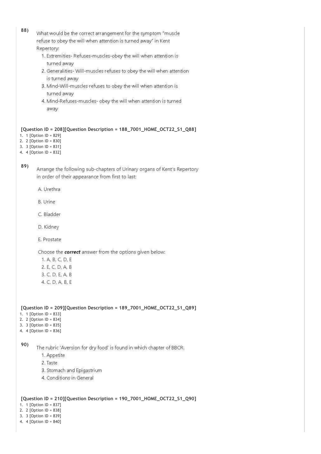 AIAPGET 2022 Homeopathy Question Paper - Page 32