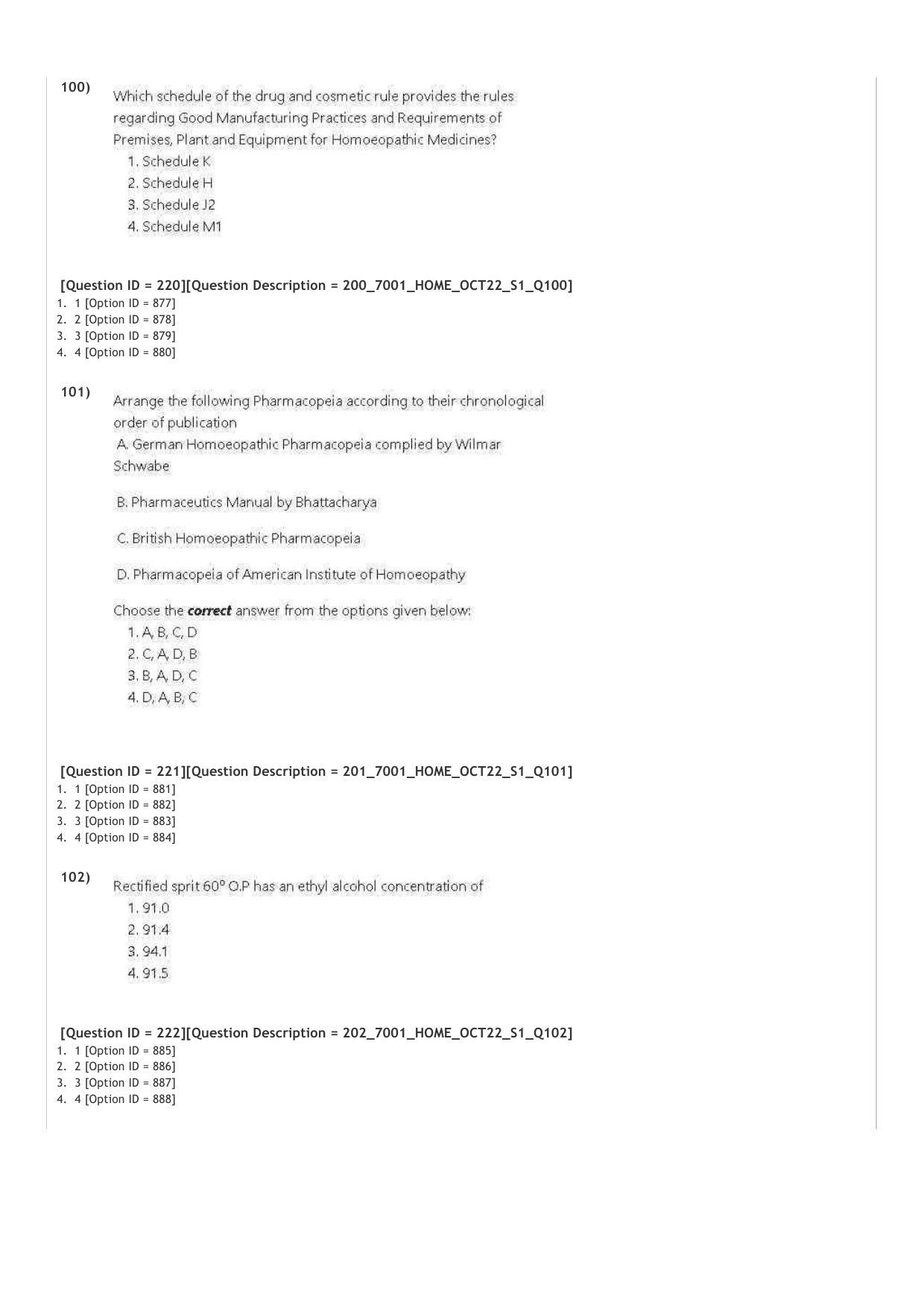 AIAPGET 2022 Homeopathy Question Paper - Page 36