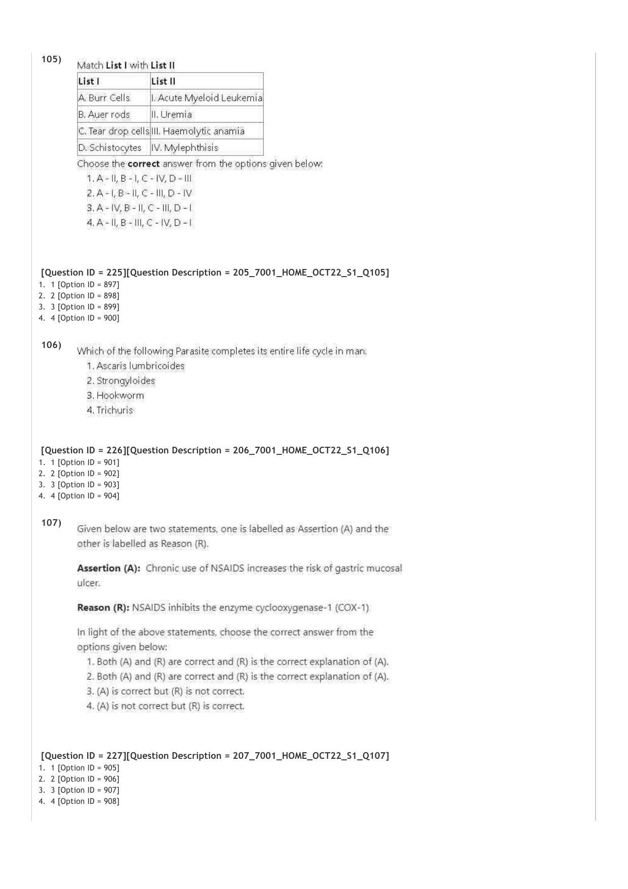 AIAPGET 2022 Homeopathy Question Paper - Page 38