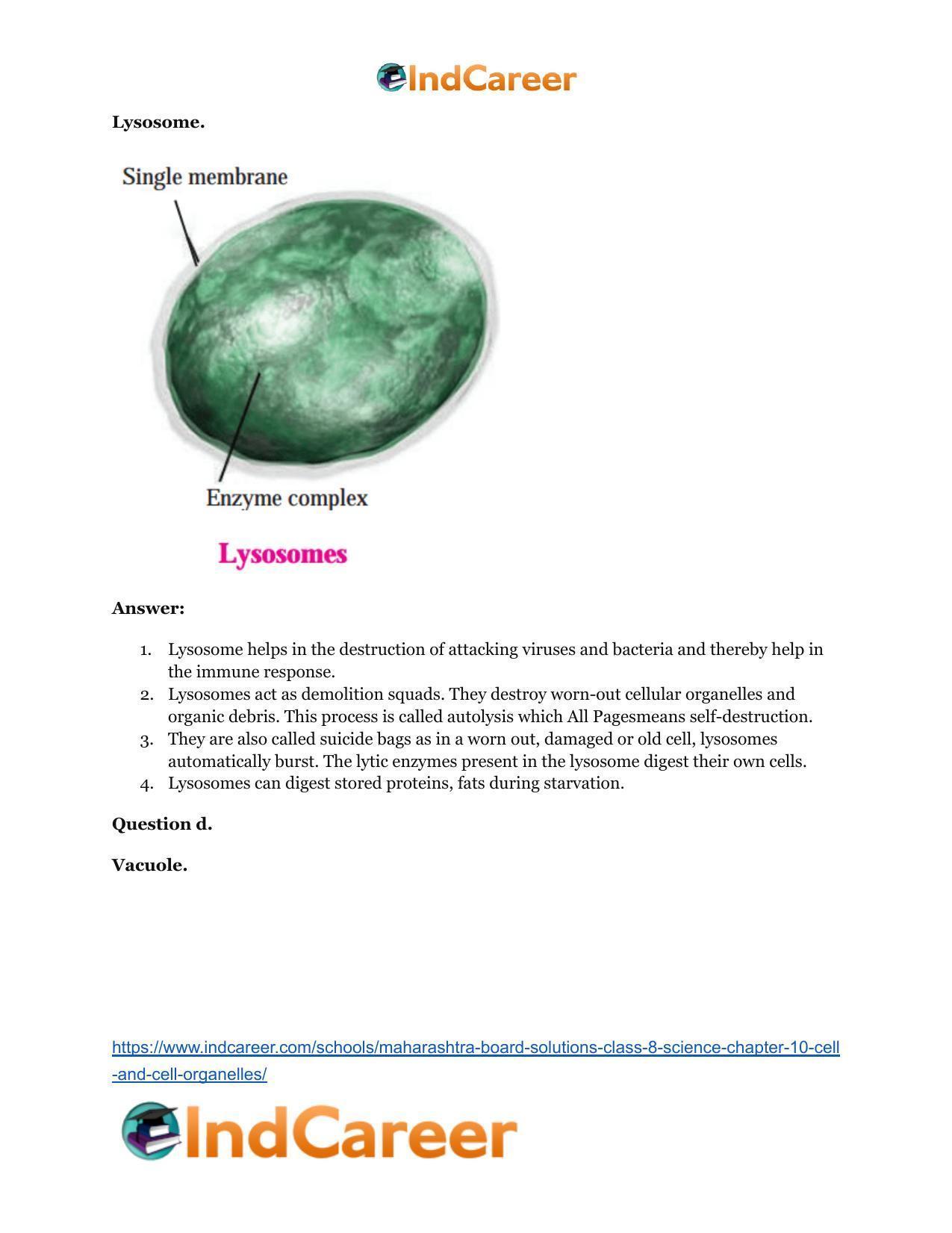 Maharashtra Board Solutions Class 8-Science: Chapter 10- Cell and Cell Organelles - Page 6