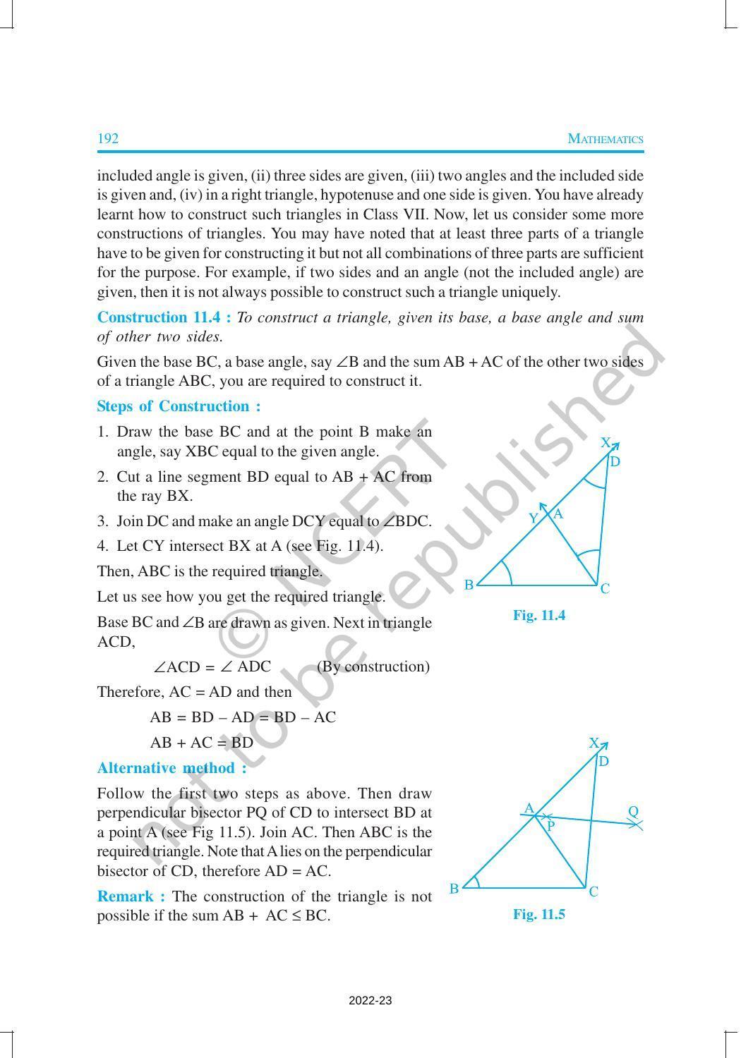 NCERT Book for Class 9 Maths Chapter 11 Constructions - Page 5