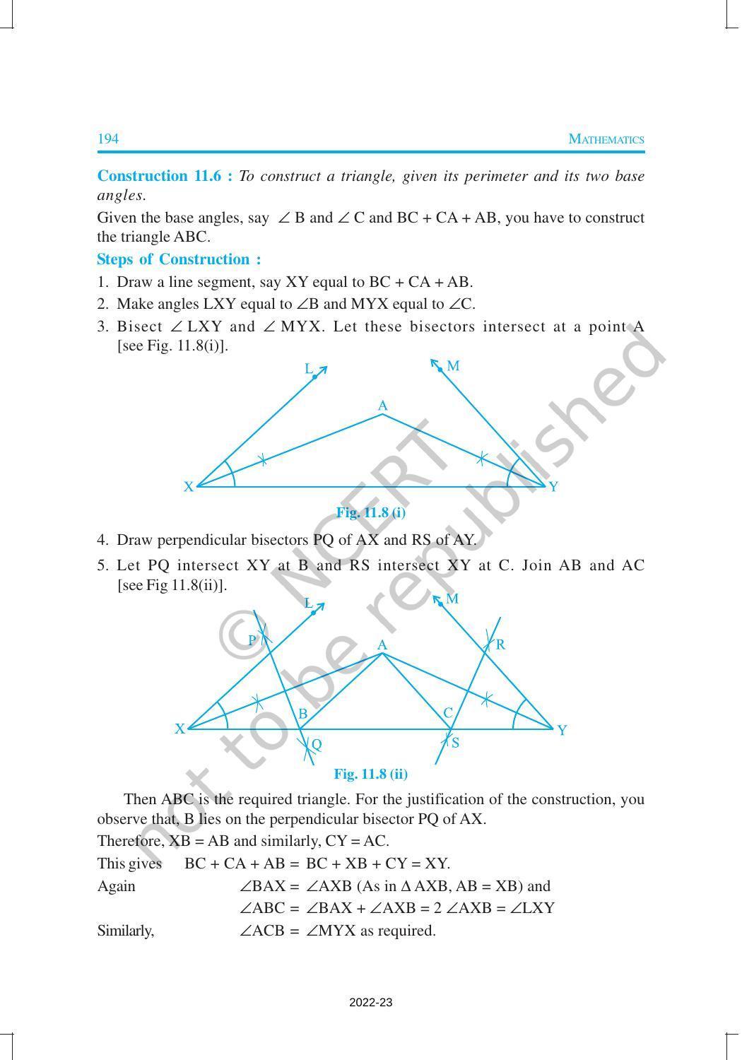 NCERT Book for Class 9 Maths Chapter 11 Constructions - Page 7