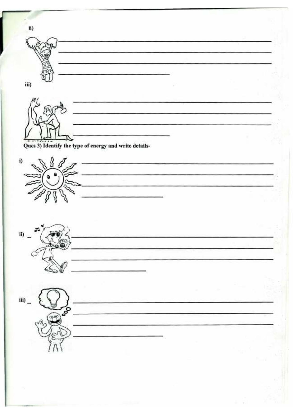 Worksheet for Class 4 Environmental Studies Assignment 7 - Page 2