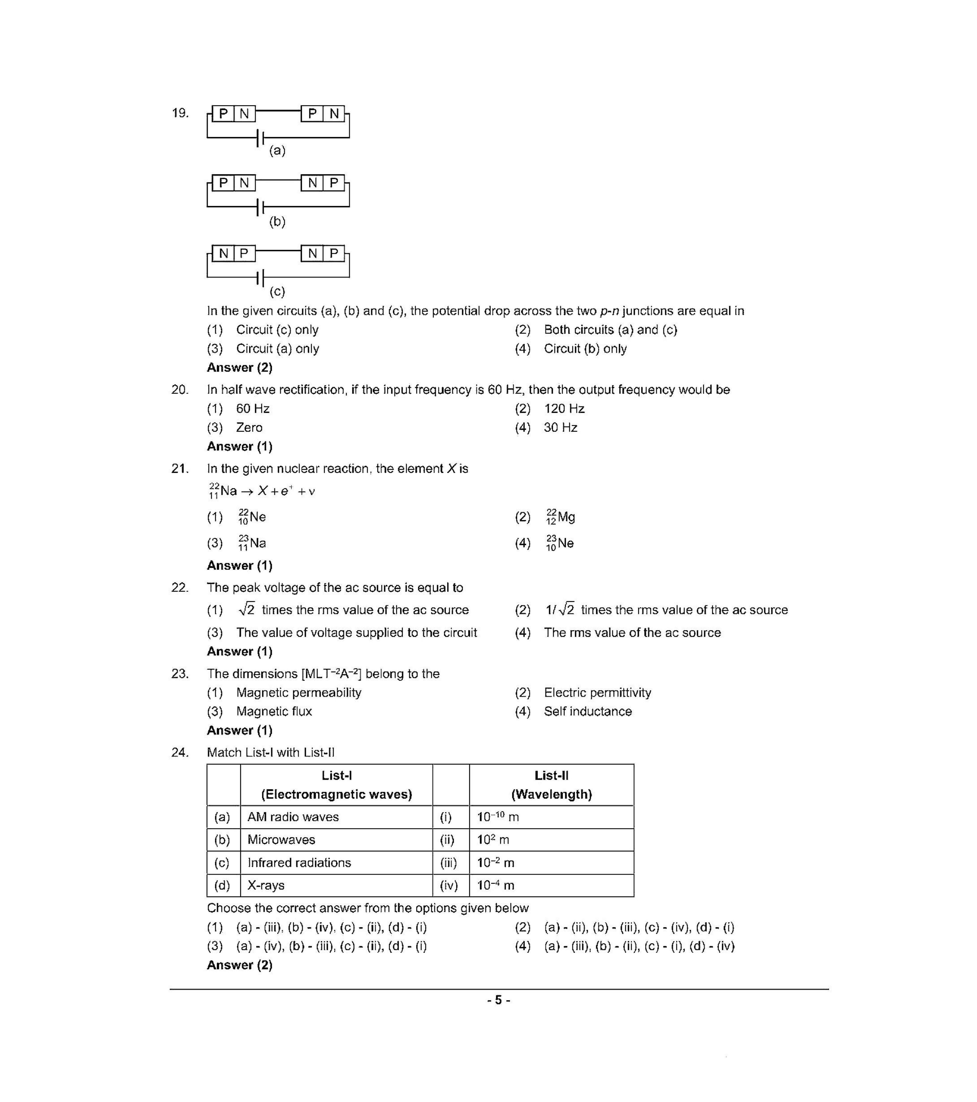NEET S2 2021 Question Paper - Page 4
