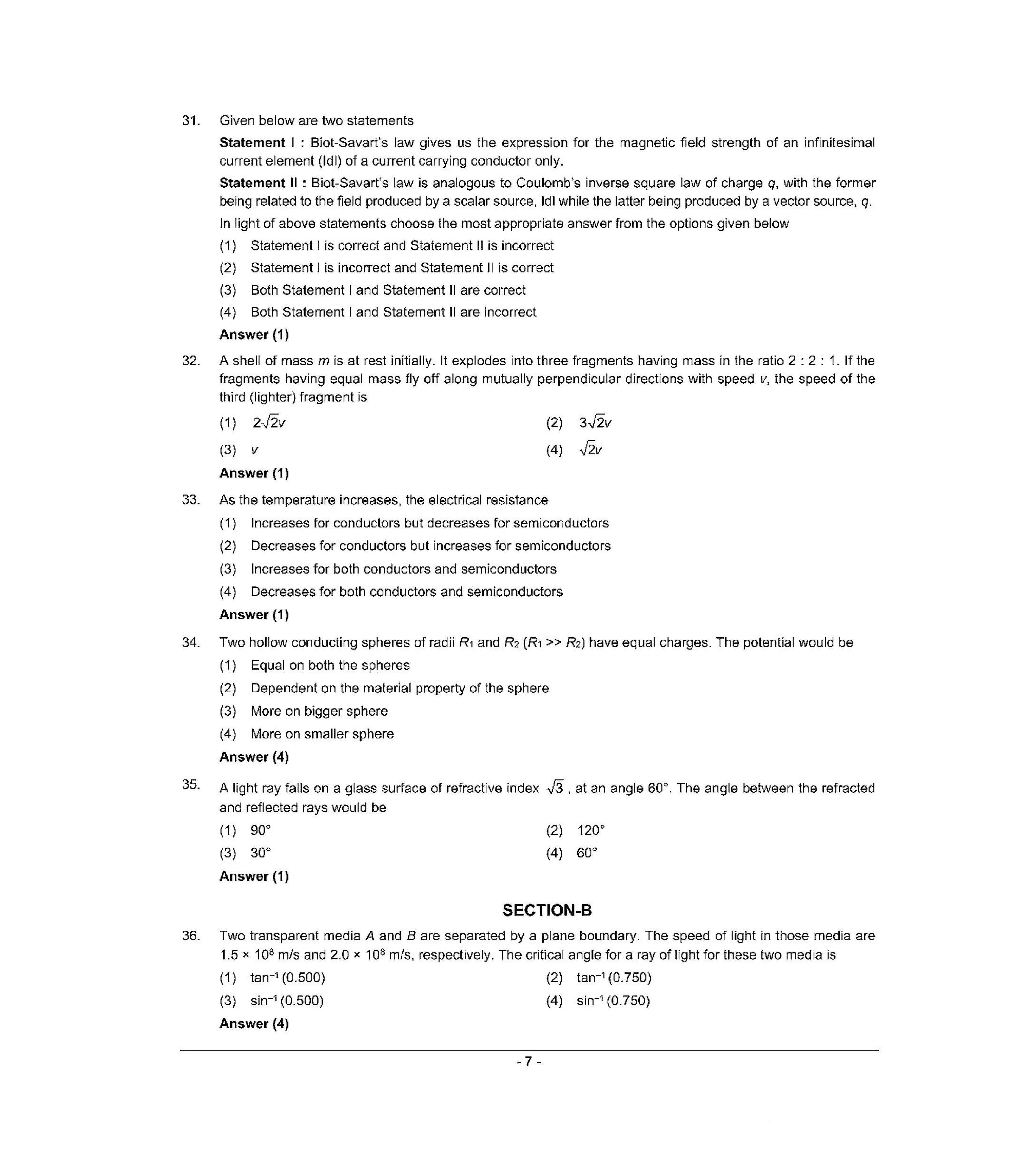 NEET S2 2021 Question Paper - Page 6