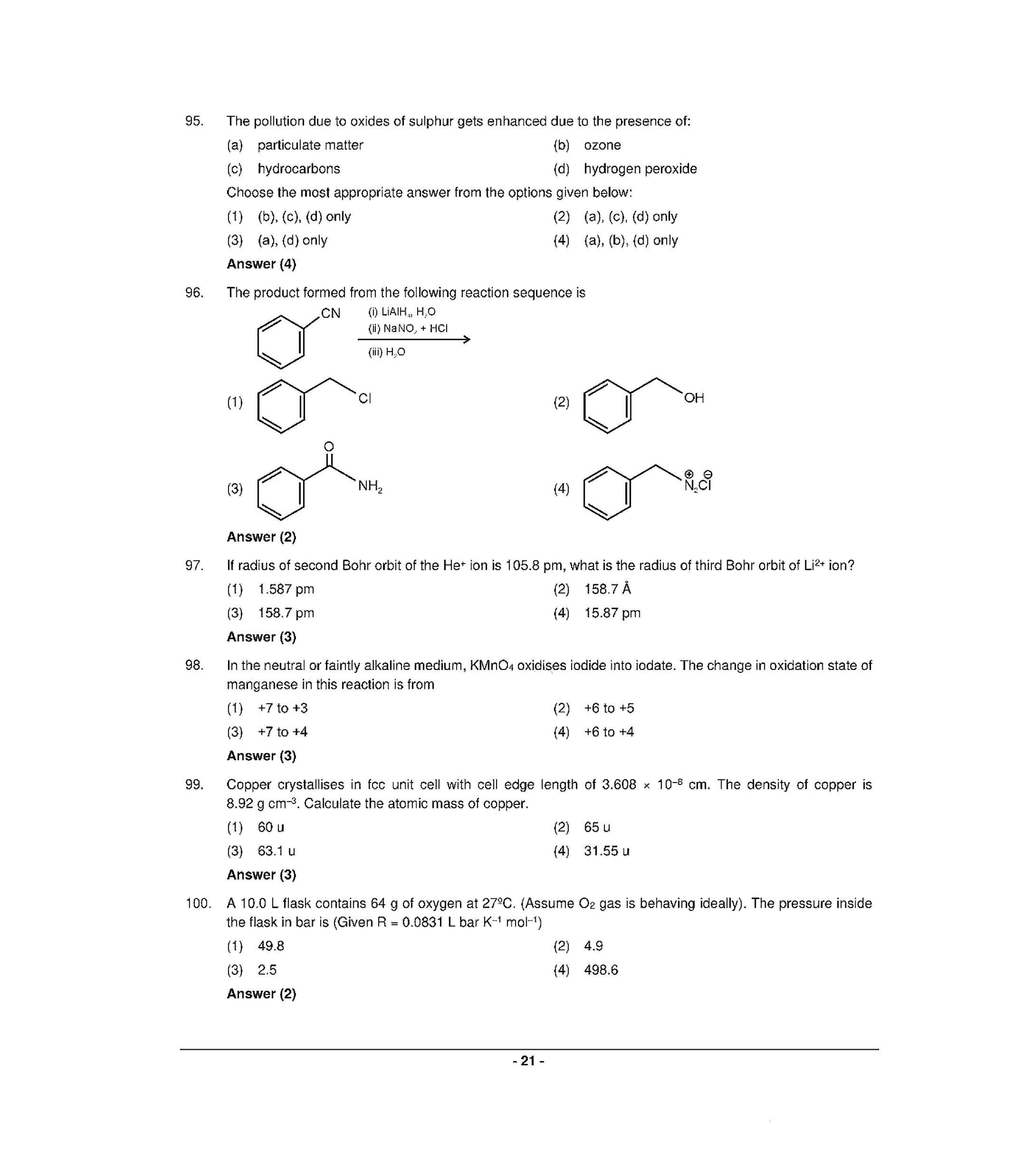NEET S2 2021 Question Paper - Page 20