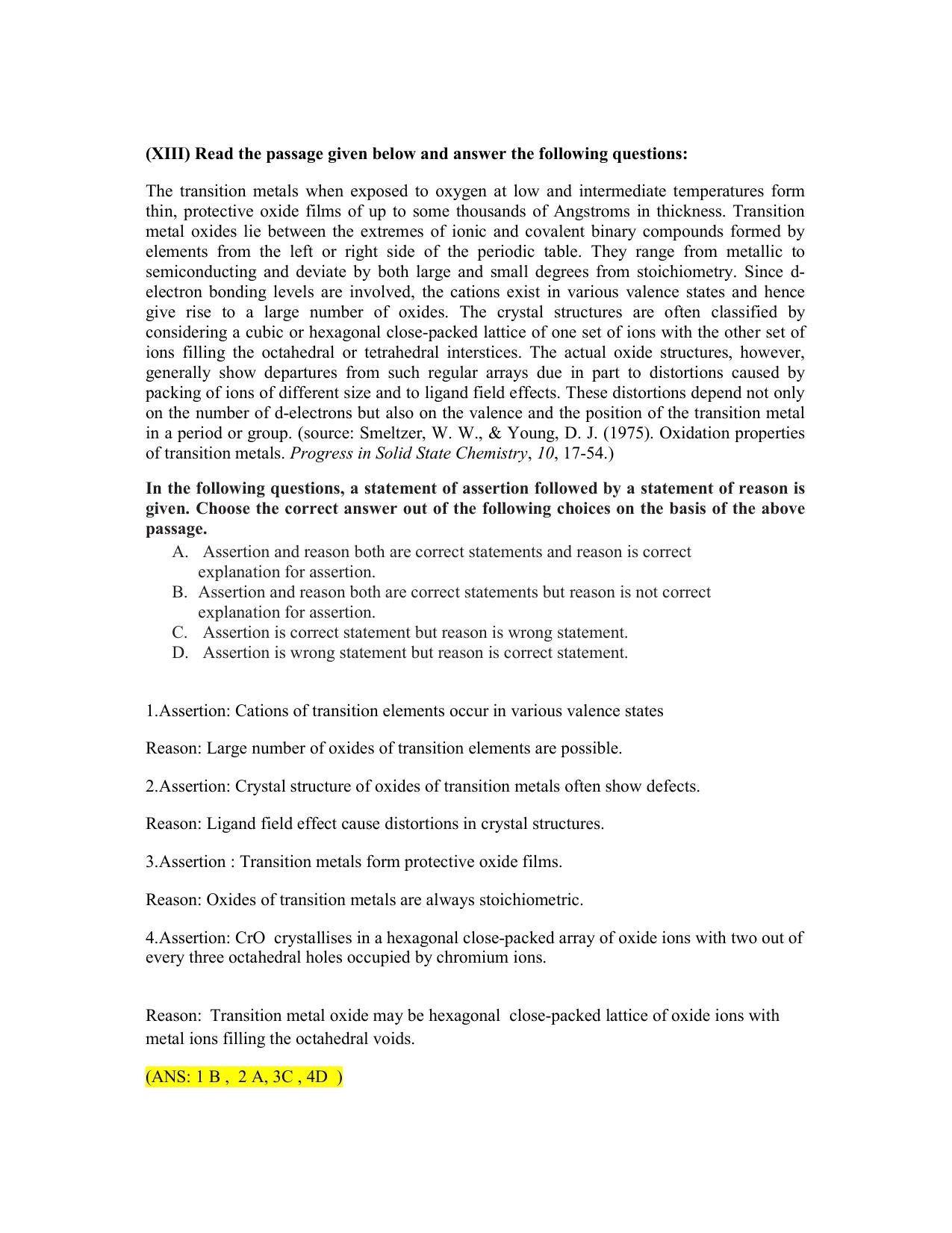 CBSE Class XII Chemistry Question Bank - Page 22