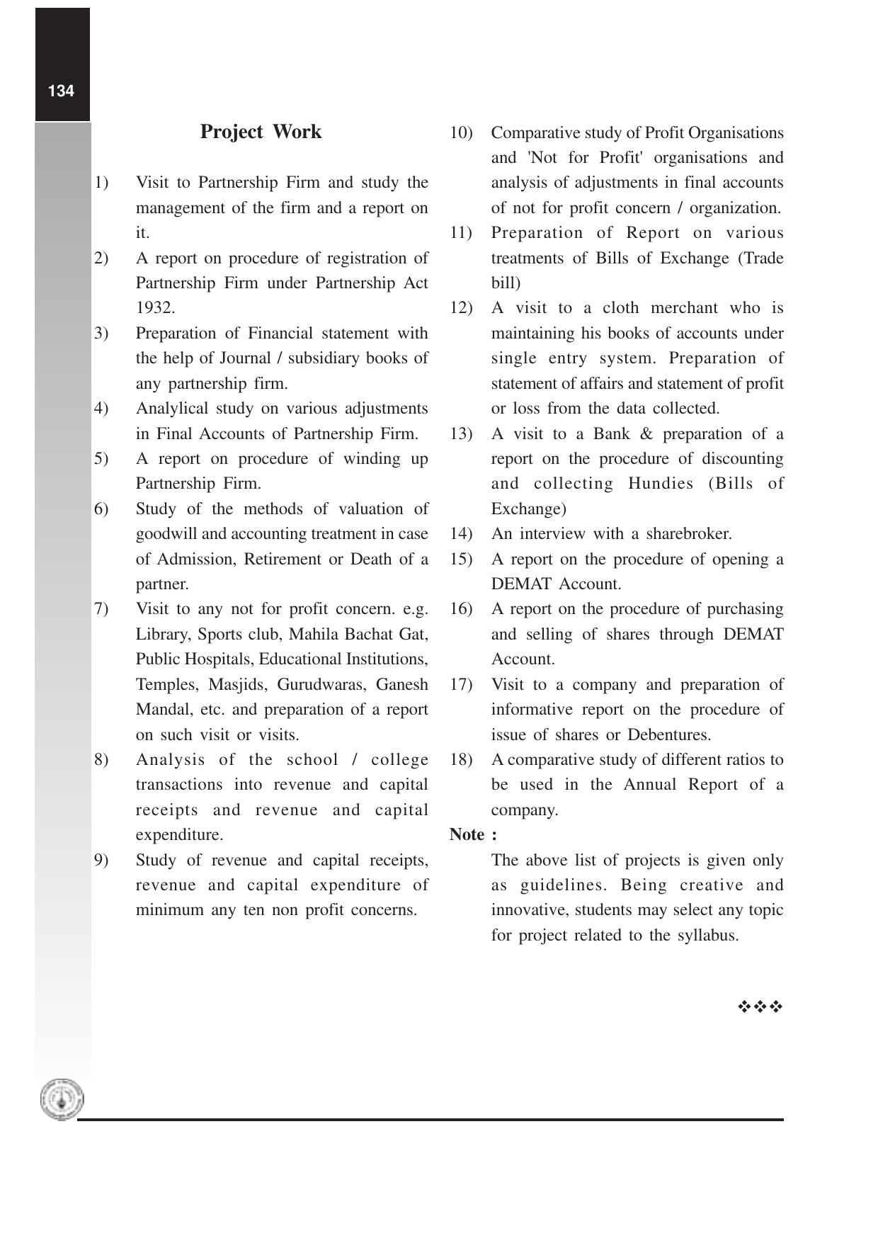 Maharashtra HSC Book Keeping and Accountancy Syllabus - Page 8