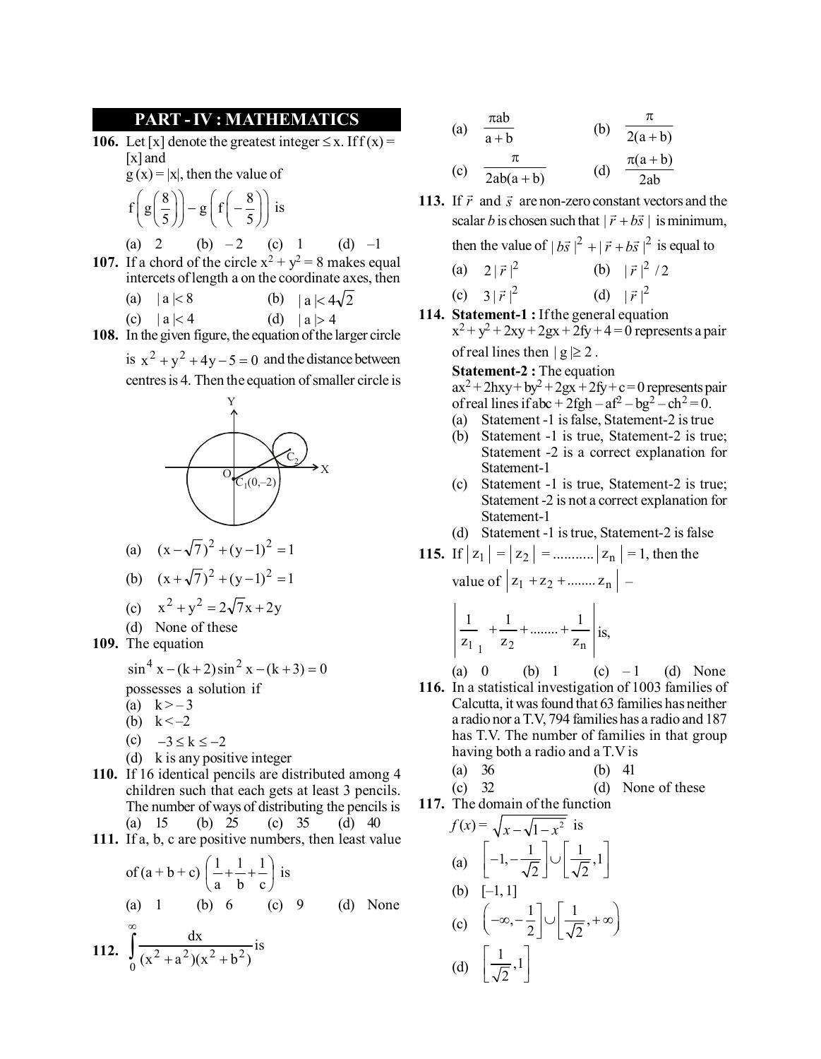 BITSAT 2020 Question Paper - Page 10