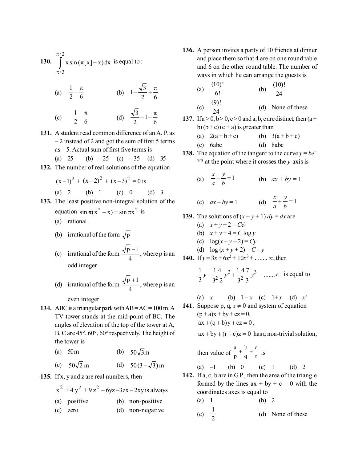 BITSAT 2020 Question Paper - Page 12