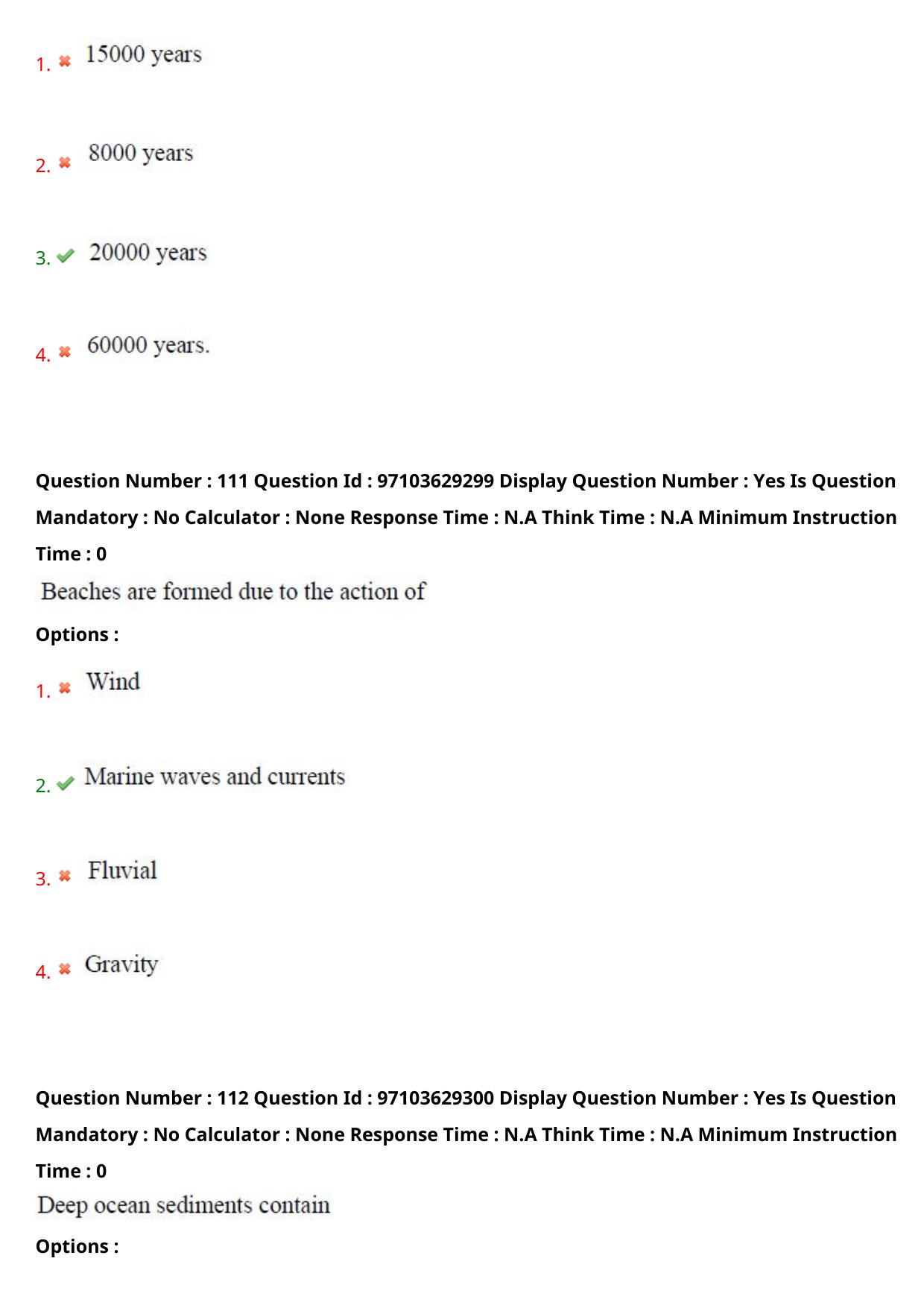 AP RCET 2024 Geology Question Paper - Page 67