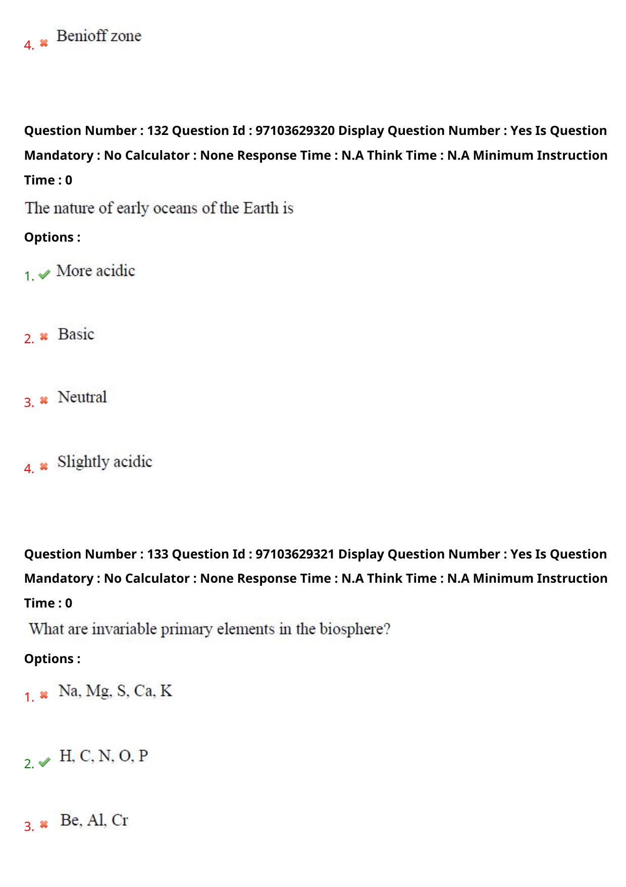AP RCET 2024 Geology Question Paper - Page 78