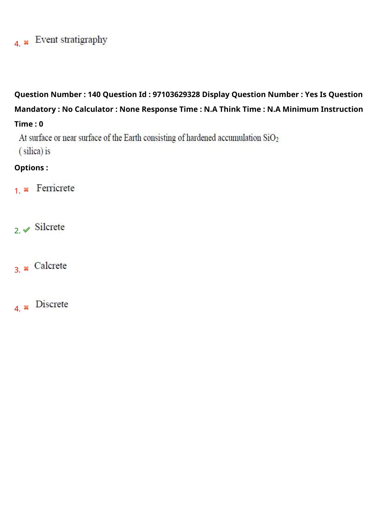 AP RCET 2024 Geology Question Paper - Page 82