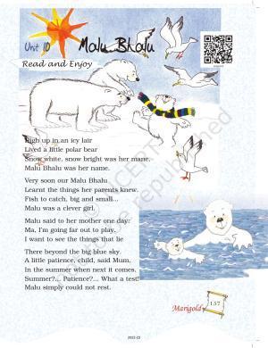 NCERT Book for Class 5 English Chapter 10 Malu Bhalu