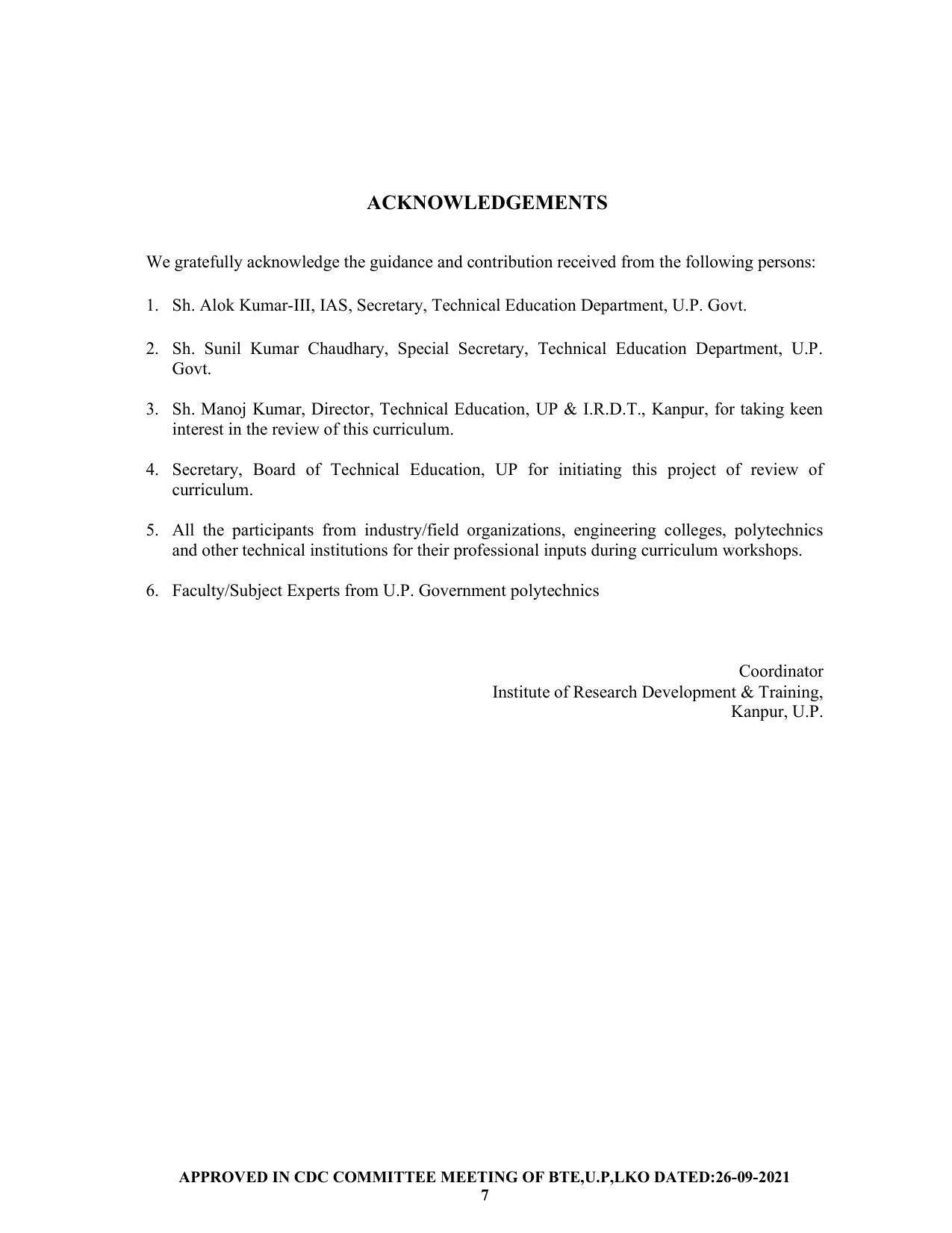 SYLLABUS FOR SEMESTER SYSTEM EFFECTIVE FROM (2021-2022) - CHEMICAL ENGINEERING (PETRO CHEMICAL) - Page 7