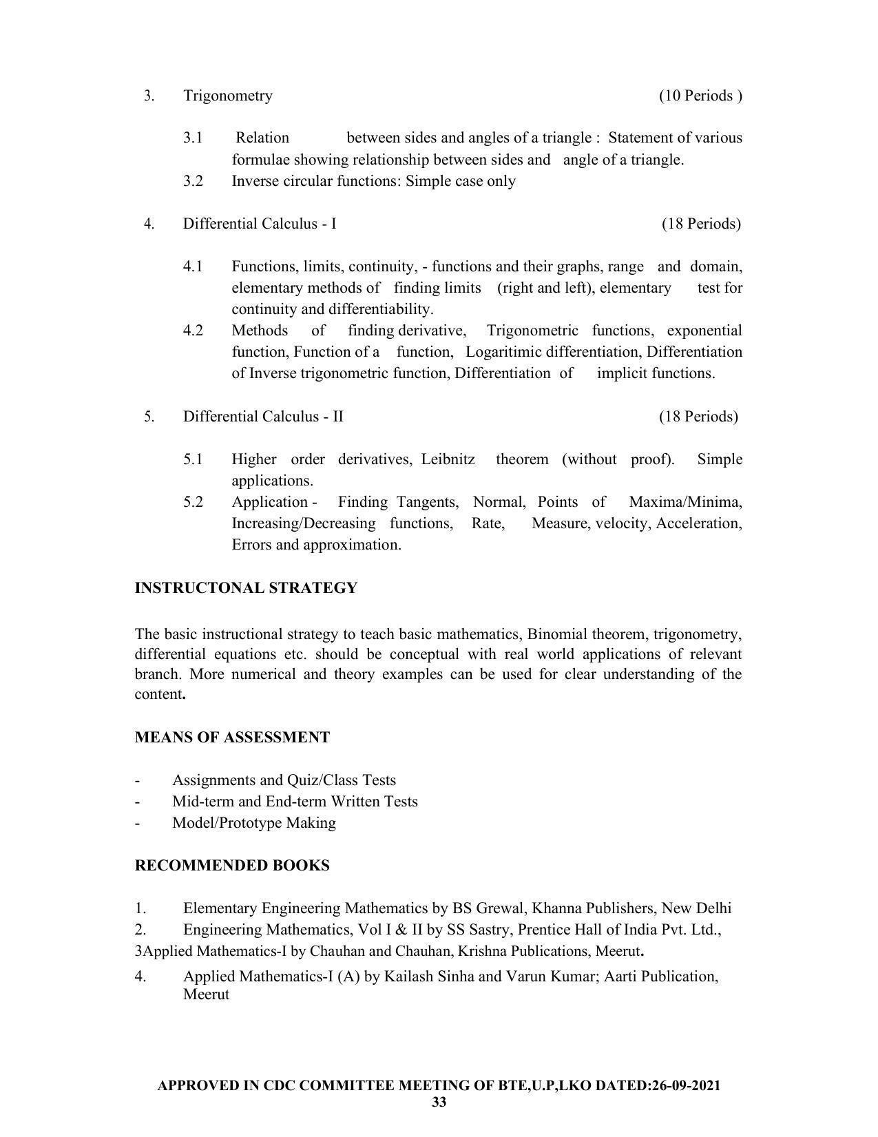 SYLLABUS FOR SEMESTER SYSTEM EFFECTIVE FROM (2021-2022) - CHEMICAL ENGINEERING (PETRO CHEMICAL) - Page 33