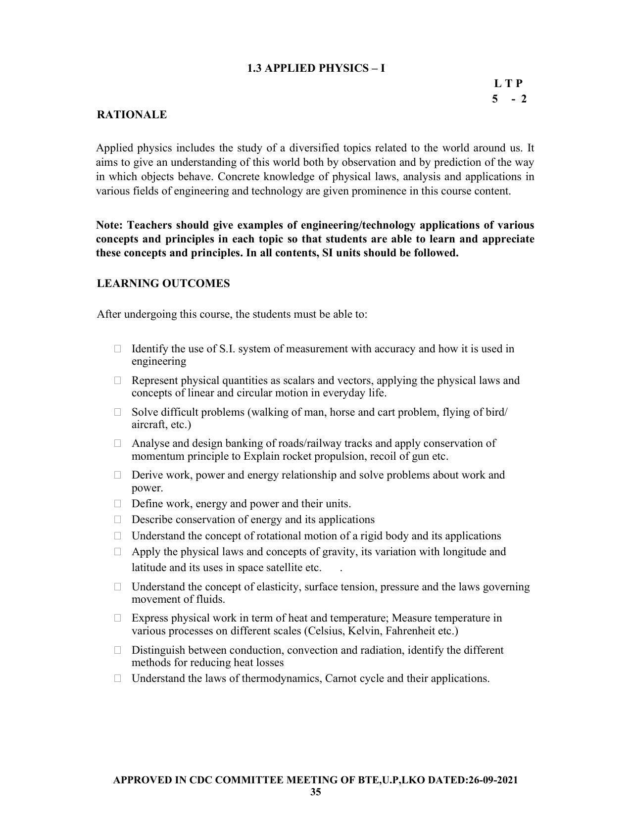 SYLLABUS FOR SEMESTER SYSTEM EFFECTIVE FROM (2021-2022) - CHEMICAL ENGINEERING (PETRO CHEMICAL) - Page 35