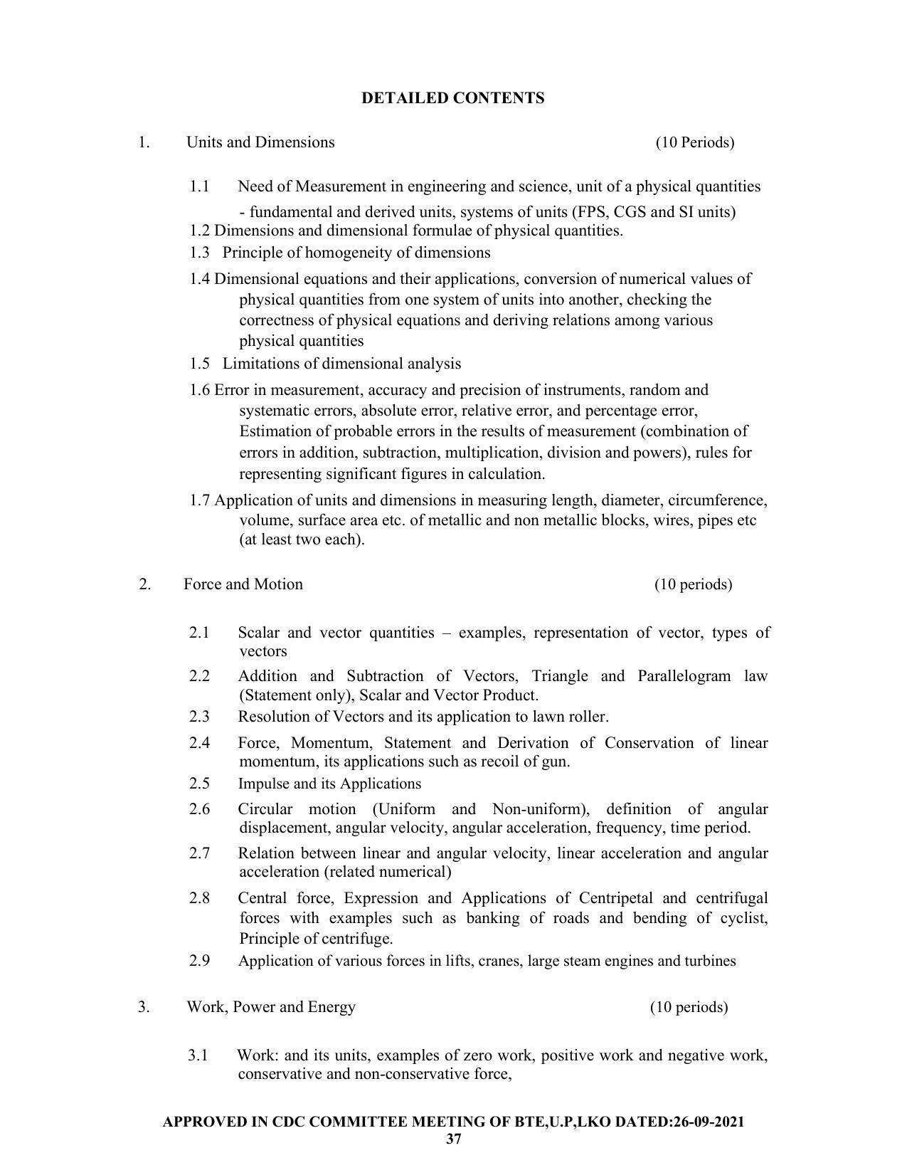SYLLABUS FOR SEMESTER SYSTEM EFFECTIVE FROM (2021-2022) - CHEMICAL ENGINEERING (PETRO CHEMICAL) - Page 37