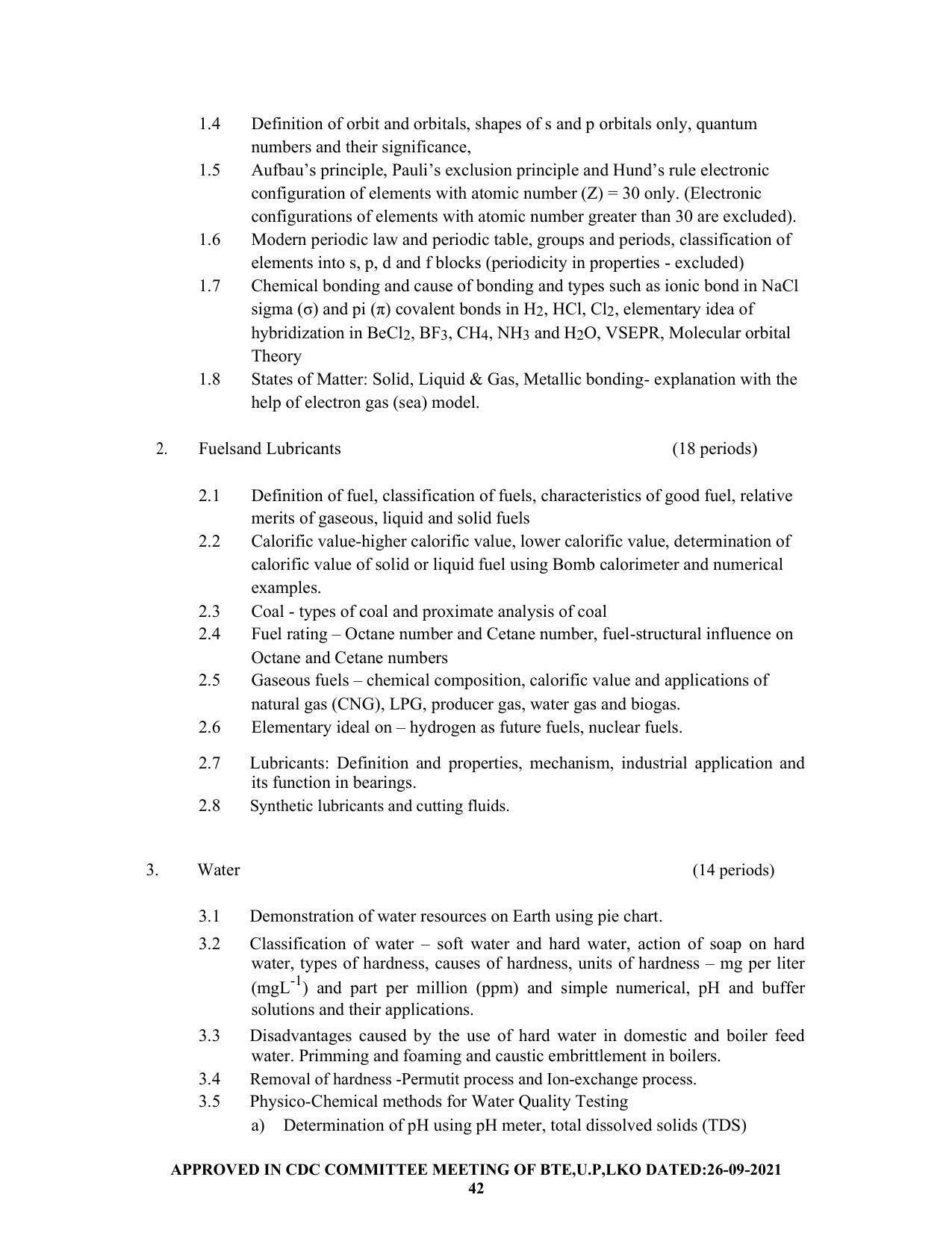 SYLLABUS FOR SEMESTER SYSTEM EFFECTIVE FROM (2021-2022) - CHEMICAL ENGINEERING (PETRO CHEMICAL) - Page 42