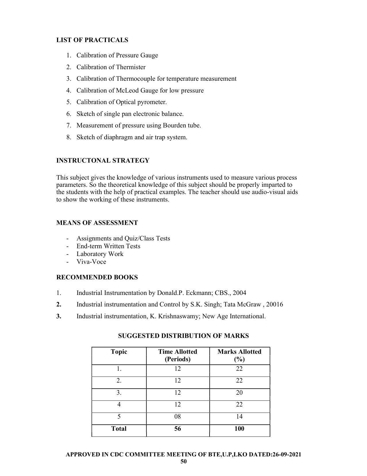 SYLLABUS FOR SEMESTER SYSTEM EFFECTIVE FROM (2021-2022) - CHEMICAL ENGINEERING (PETRO CHEMICAL) - Page 50