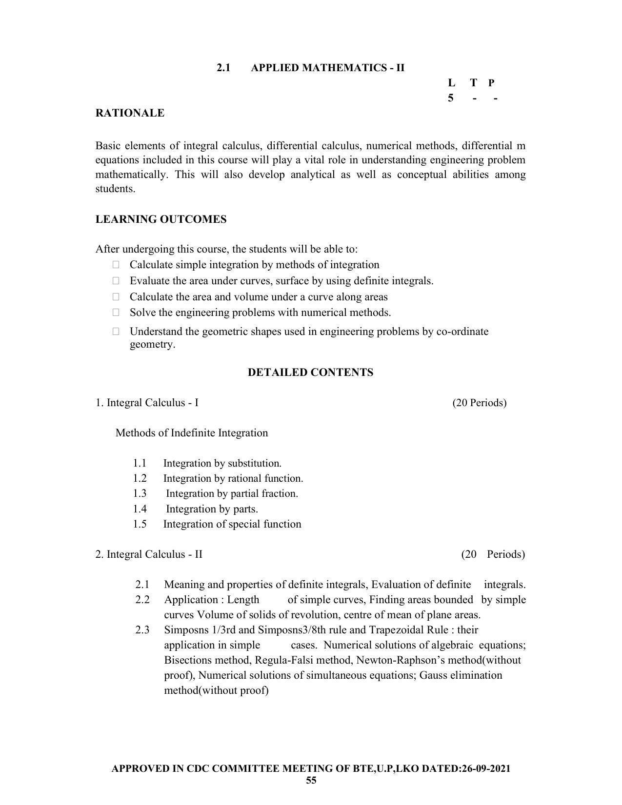 SYLLABUS FOR SEMESTER SYSTEM EFFECTIVE FROM (2021-2022) - CHEMICAL ENGINEERING (PETRO CHEMICAL) - Page 55