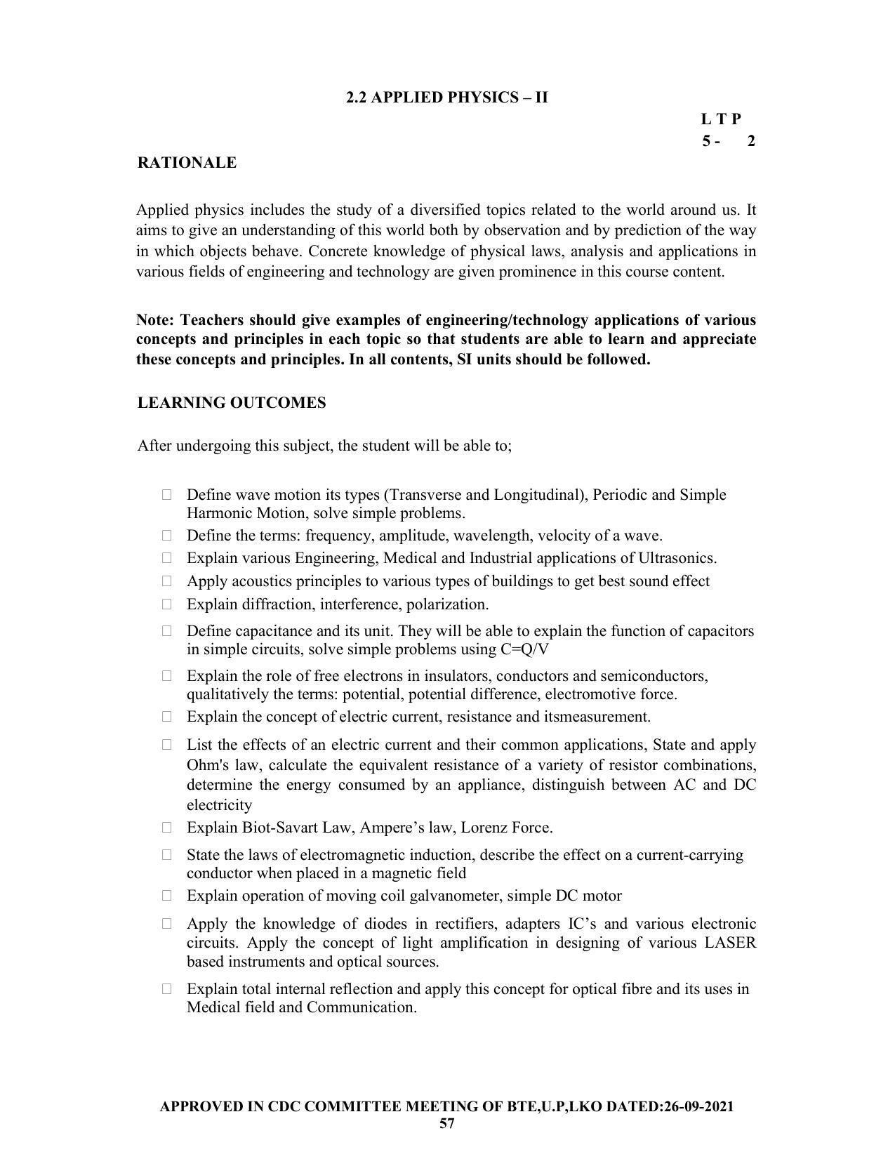 SYLLABUS FOR SEMESTER SYSTEM EFFECTIVE FROM (2021-2022) - CHEMICAL ENGINEERING (PETRO CHEMICAL) - Page 57