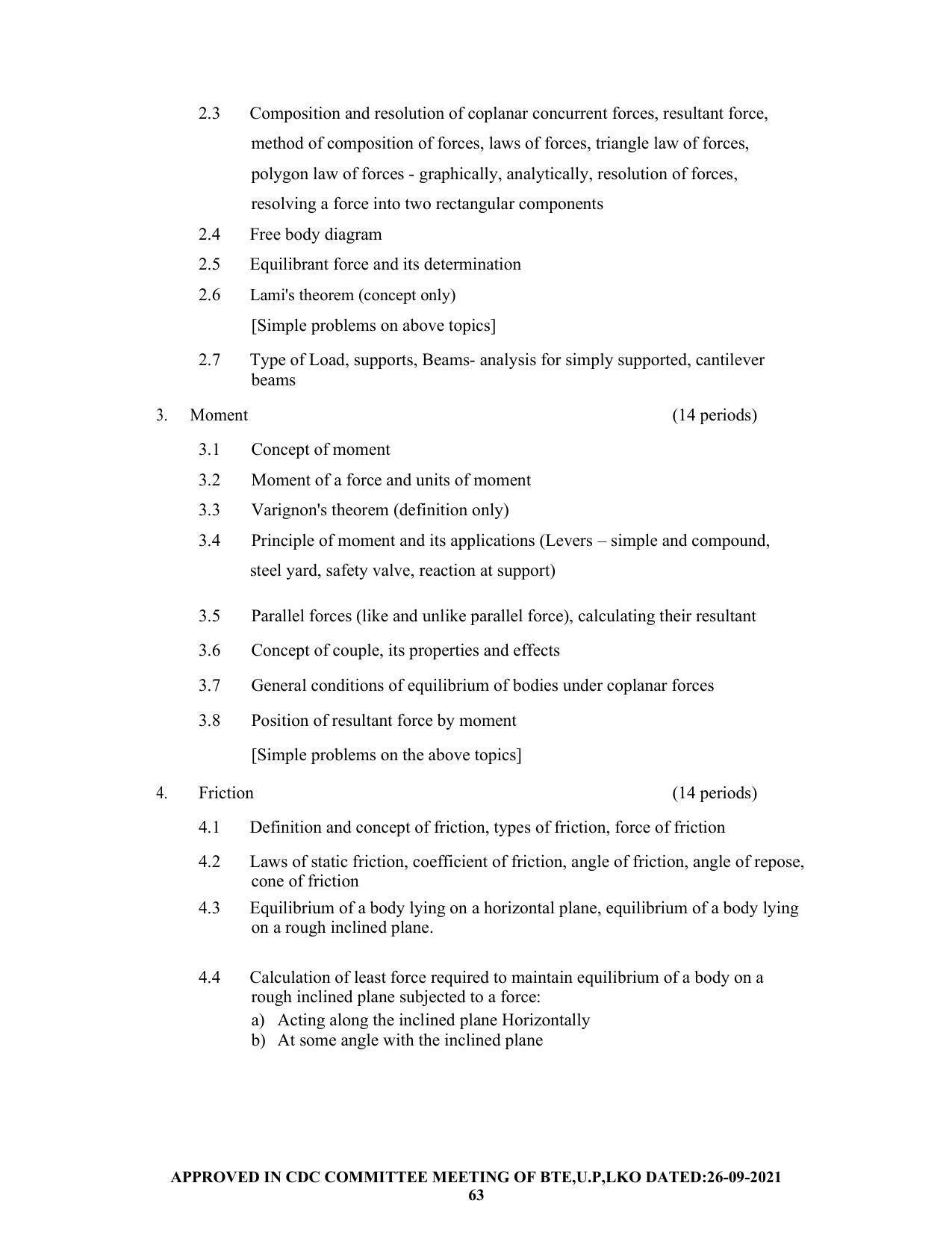 SYLLABUS FOR SEMESTER SYSTEM EFFECTIVE FROM (2021-2022) - CHEMICAL ENGINEERING (PETRO CHEMICAL) - Page 63