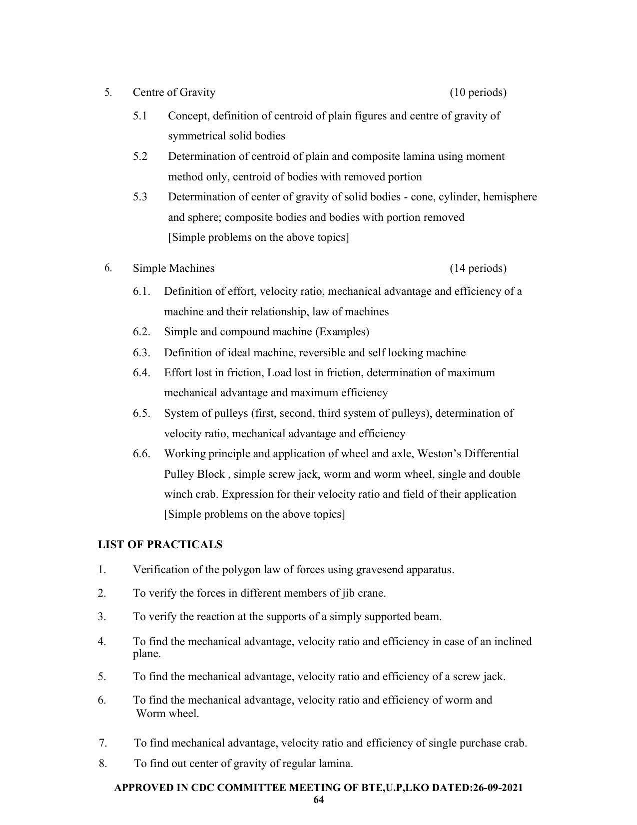 SYLLABUS FOR SEMESTER SYSTEM EFFECTIVE FROM (2021-2022) - CHEMICAL ENGINEERING (PETRO CHEMICAL) - Page 64