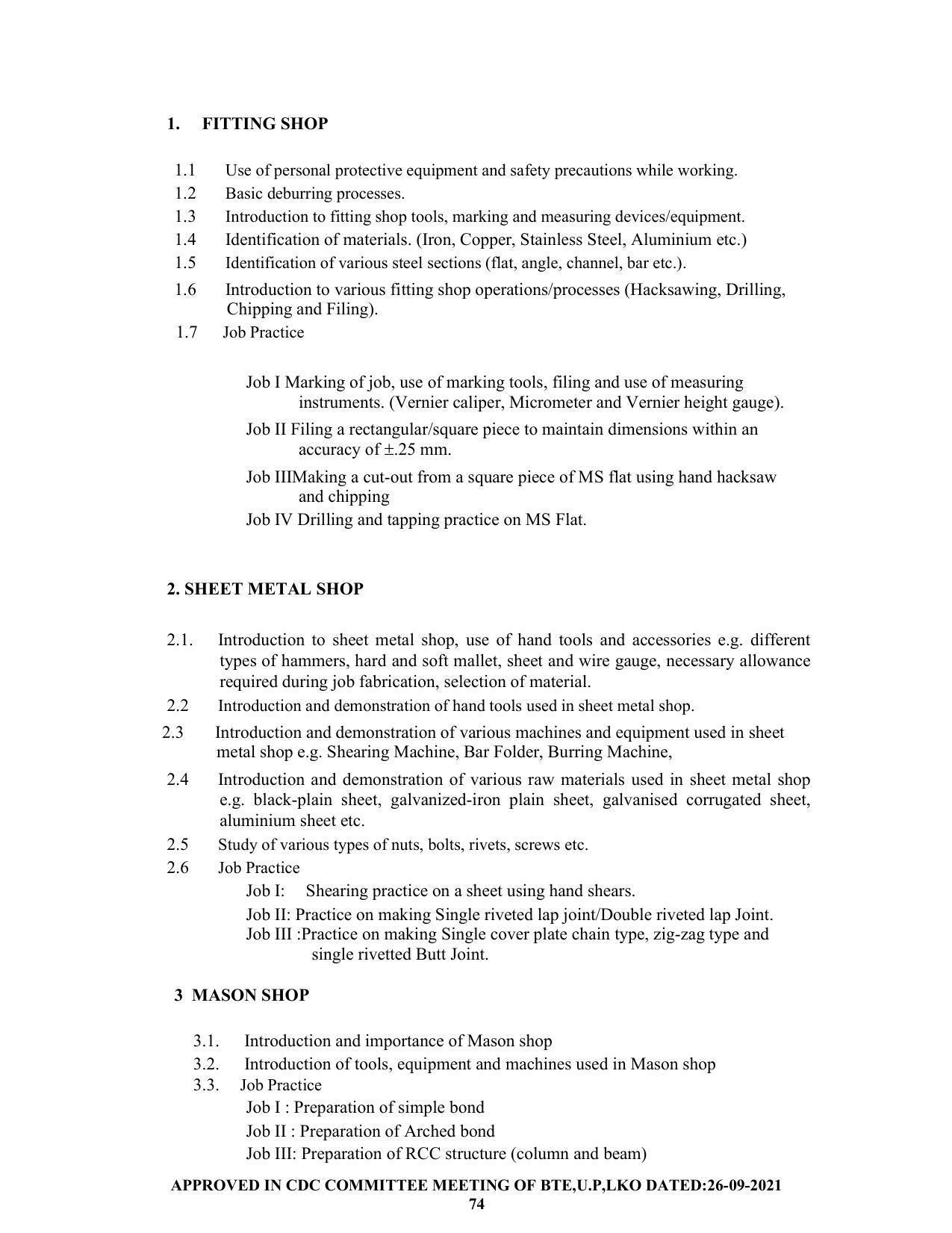 SYLLABUS FOR SEMESTER SYSTEM EFFECTIVE FROM (2021-2022) - CHEMICAL ENGINEERING (PETRO CHEMICAL) - Page 74