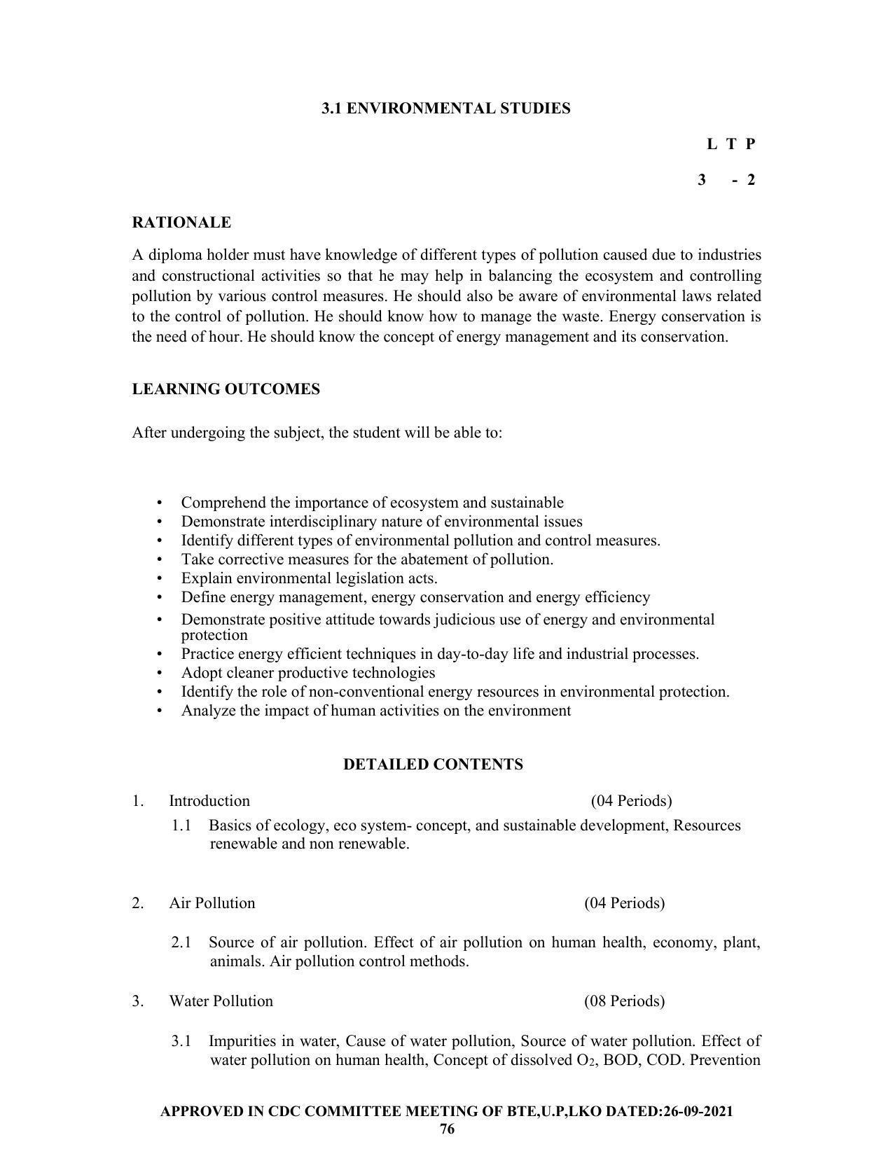 SYLLABUS FOR SEMESTER SYSTEM EFFECTIVE FROM (2021-2022) - CHEMICAL ENGINEERING (PETRO CHEMICAL) - Page 76