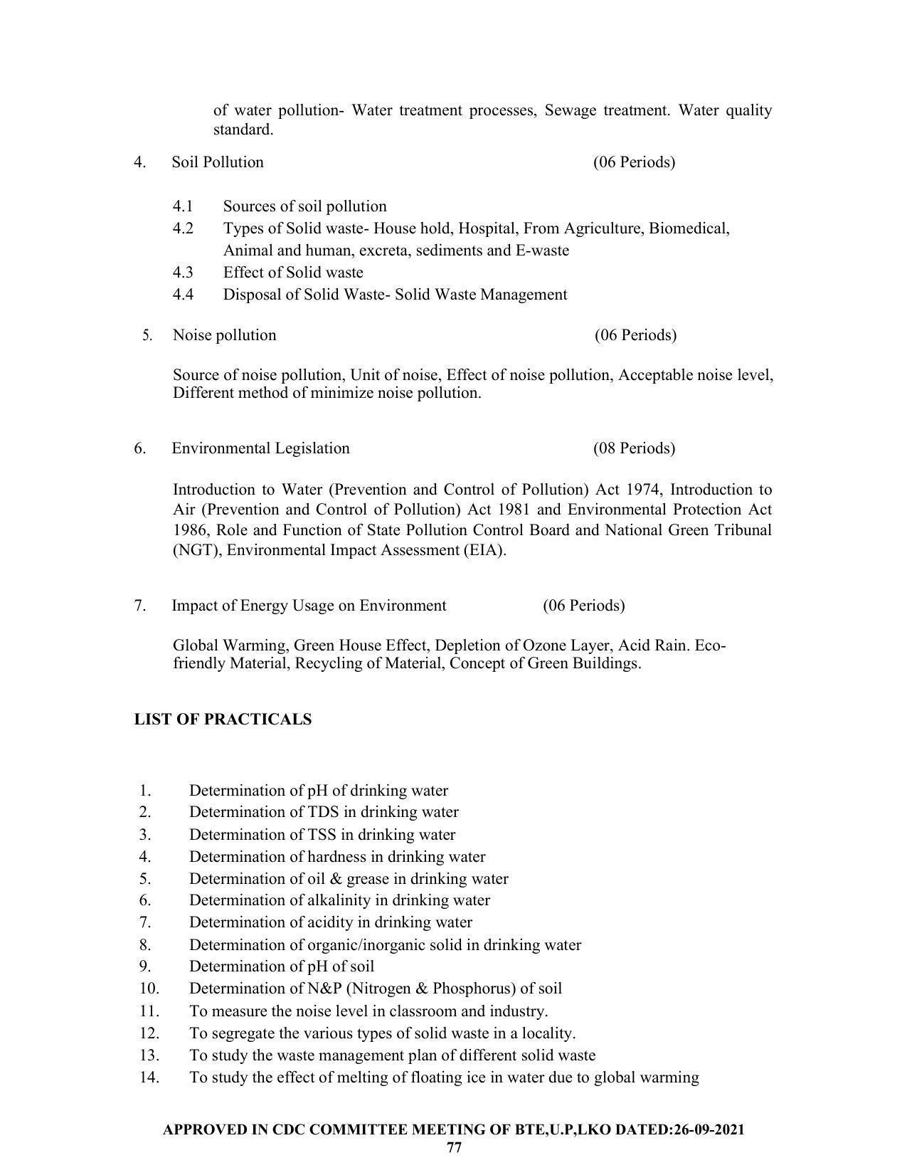 SYLLABUS FOR SEMESTER SYSTEM EFFECTIVE FROM (2021-2022) - CHEMICAL ENGINEERING (PETRO CHEMICAL) - Page 77