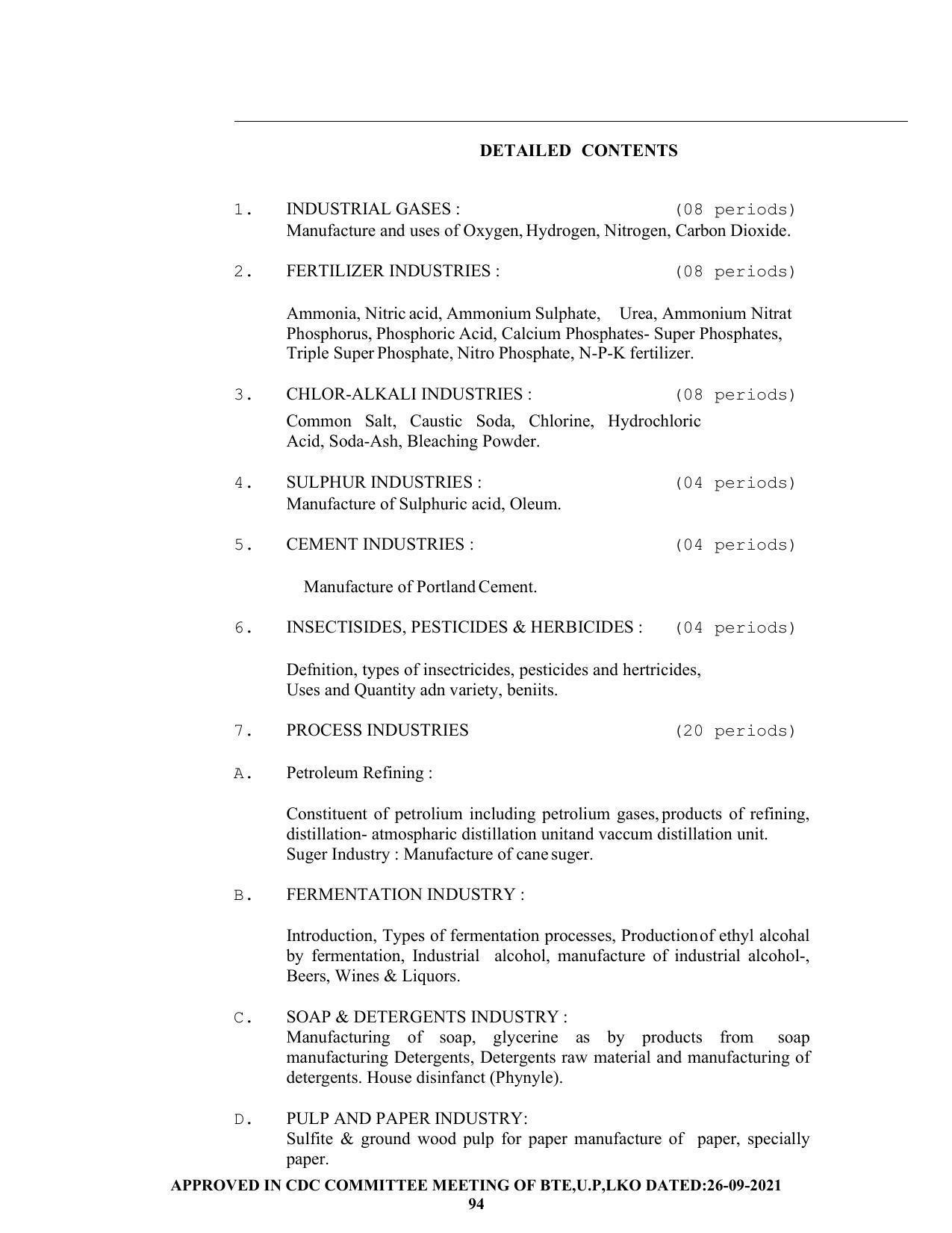 SYLLABUS FOR SEMESTER SYSTEM EFFECTIVE FROM (2021-2022) - CHEMICAL ENGINEERING (PETRO CHEMICAL) - Page 94