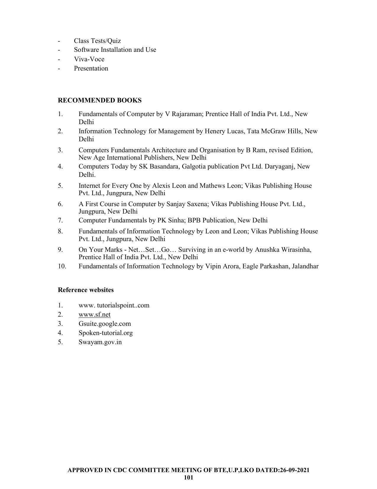 SYLLABUS FOR SEMESTER SYSTEM EFFECTIVE FROM (2021-2022) - CHEMICAL ENGINEERING (PETRO CHEMICAL) - Page 101