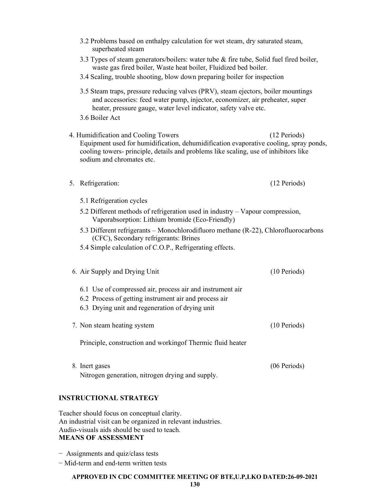 SYLLABUS FOR SEMESTER SYSTEM EFFECTIVE FROM (2021-2022) - CHEMICAL ENGINEERING (PETRO CHEMICAL) - Page 130