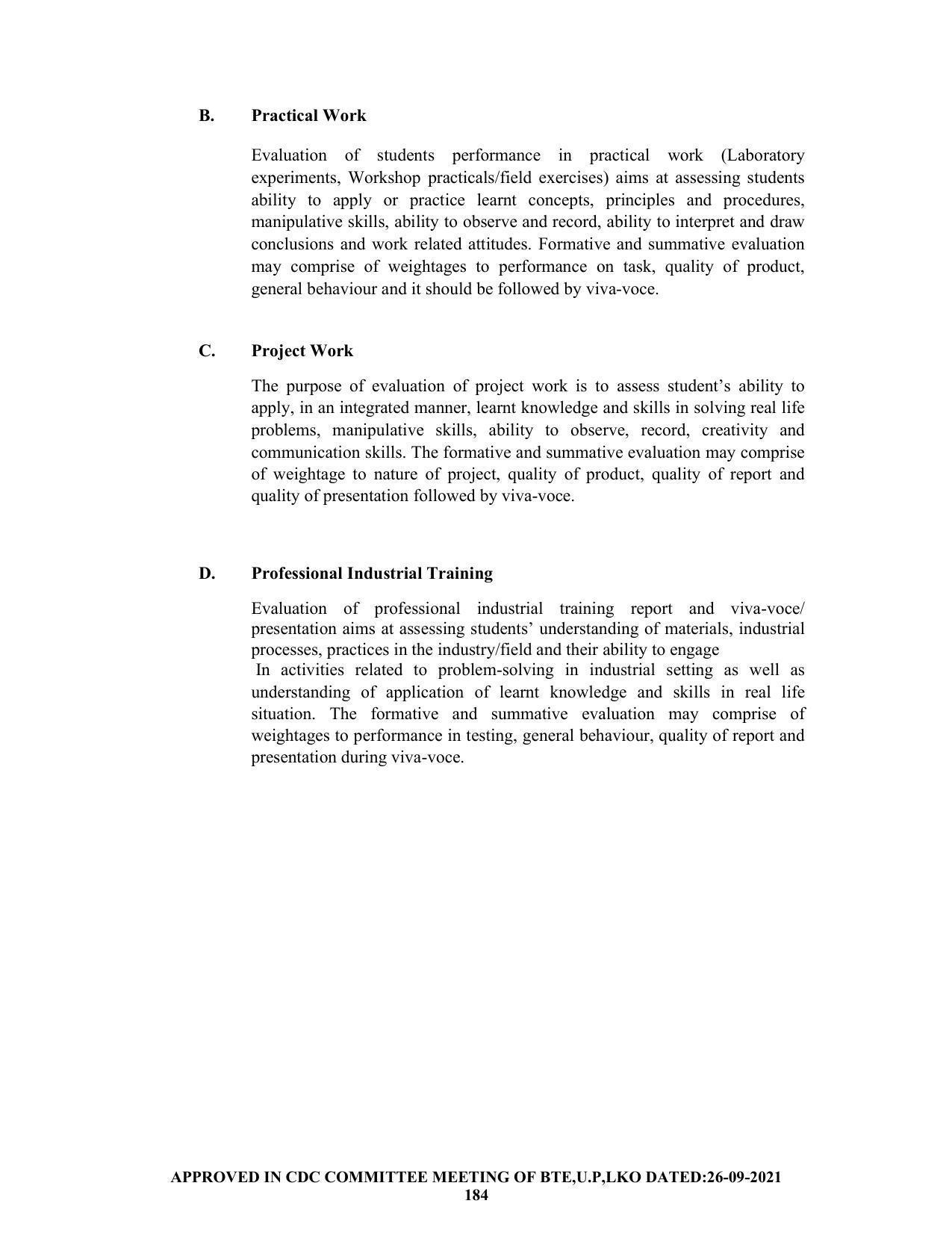 SYLLABUS FOR SEMESTER SYSTEM EFFECTIVE FROM (2021-2022) - CHEMICAL ENGINEERING (PETRO CHEMICAL) - Page 184