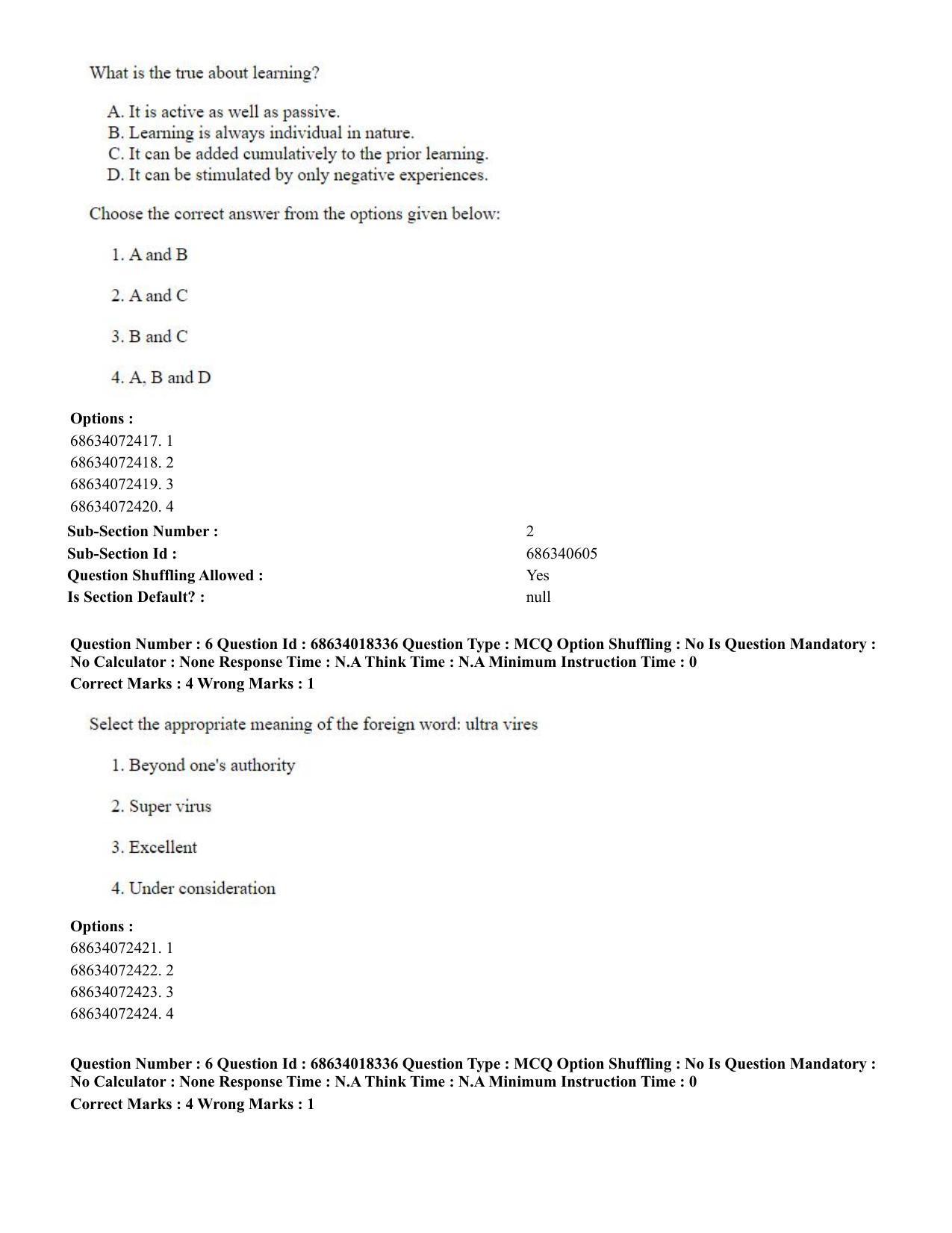 CUET PG 2023: LAQP12 – German(ENG) - Shift 3 (13-06-2023) Question Paper - Page 13