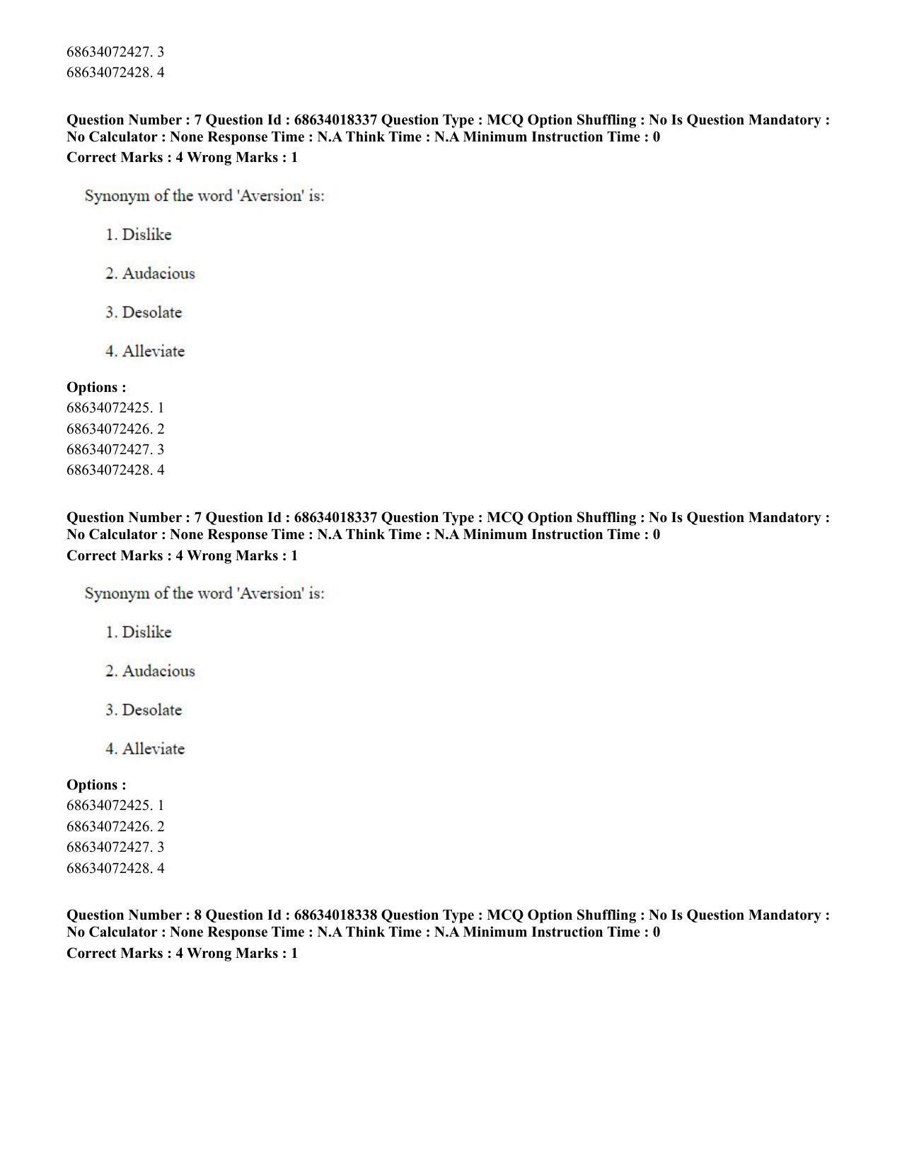CUET PG 2023: LAQP12 – German(ENG) - Shift 3 (13-06-2023) Question Paper - Page 15