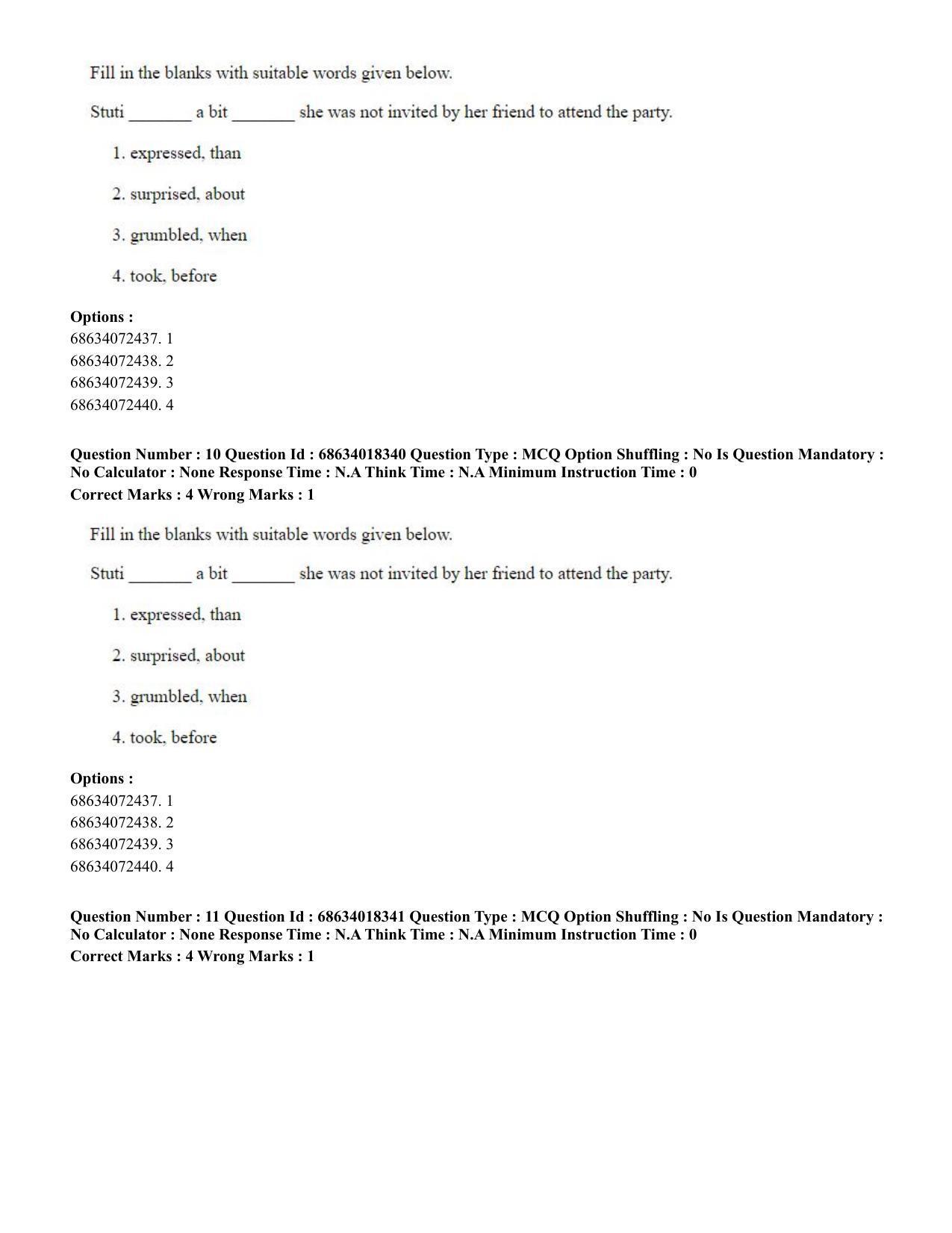 CUET PG 2023: LAQP12 – German(ENG) - Shift 3 (13-06-2023) Question Paper - Page 19