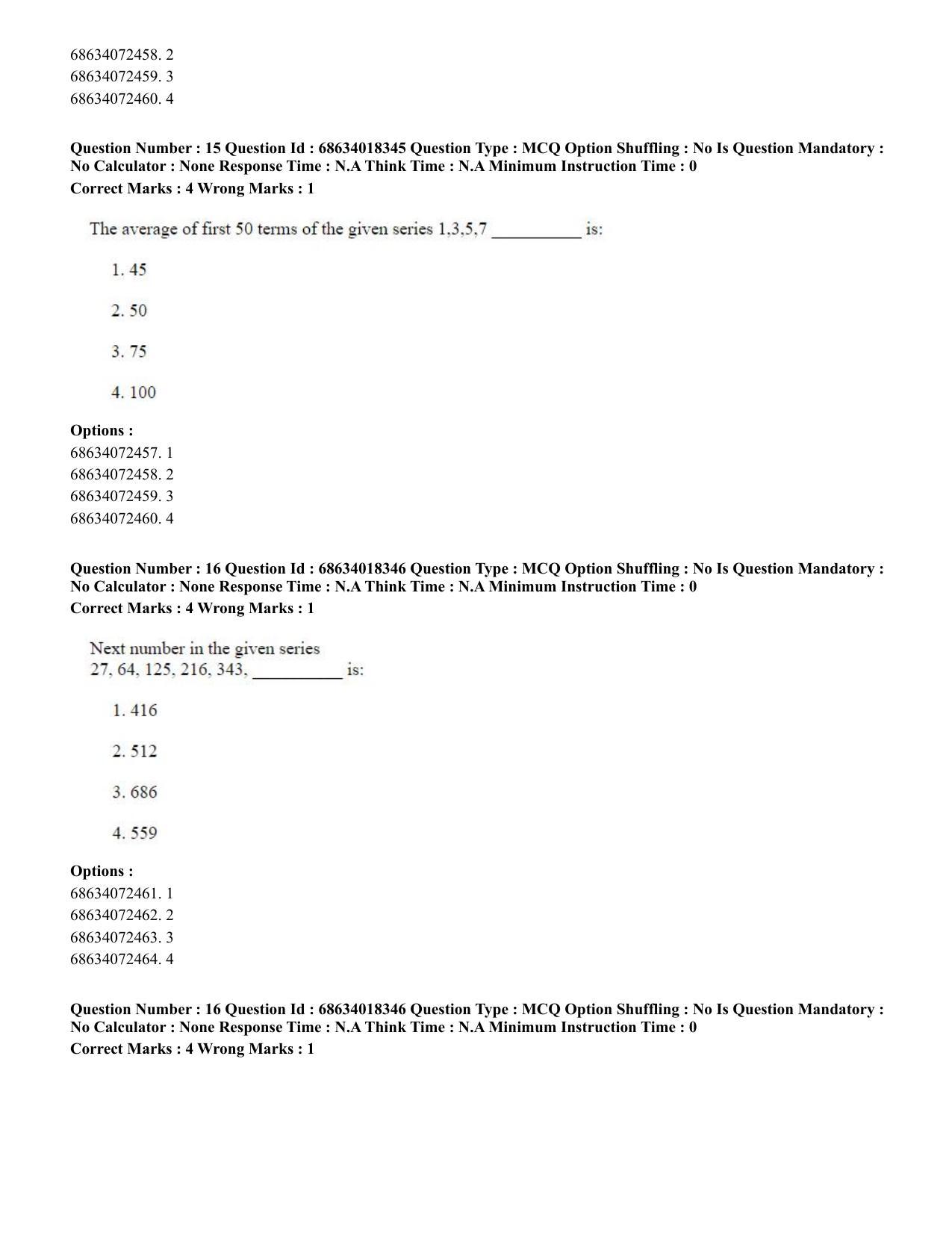 CUET PG 2023: LAQP12 – German(ENG) - Shift 3 (13-06-2023) Question Paper - Page 26