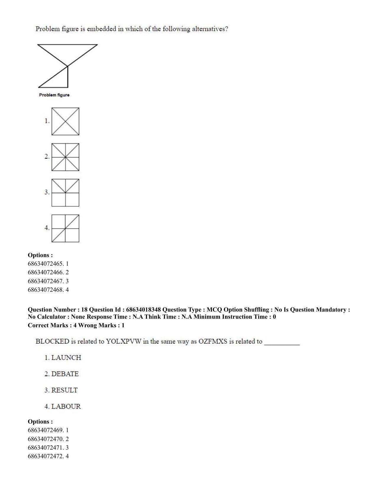 CUET PG 2023: LAQP12 – German(ENG) - Shift 3 (13-06-2023) Question Paper - Page 30