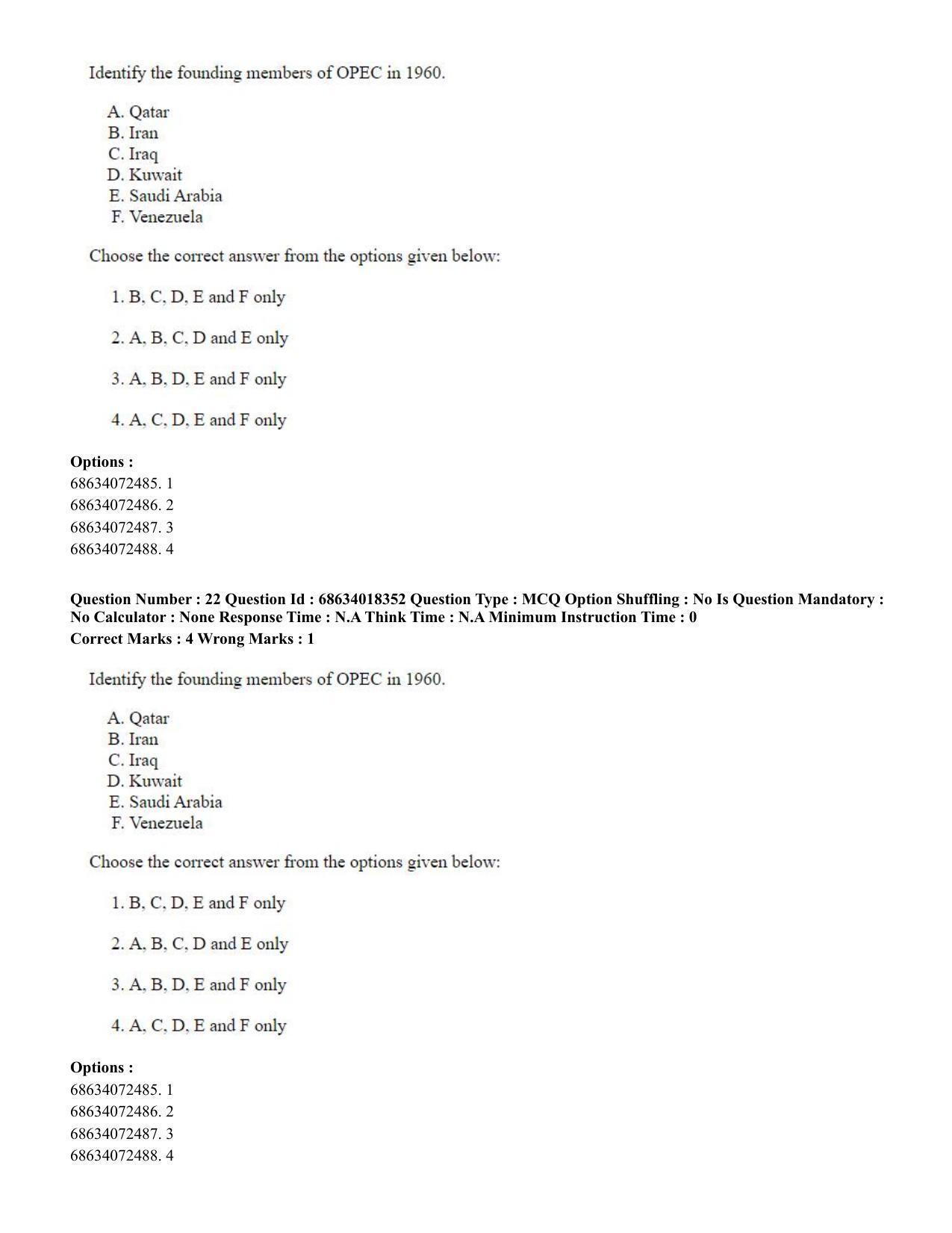 CUET PG 2023: LAQP12 – German(ENG) - Shift 3 (13-06-2023) Question Paper - Page 37