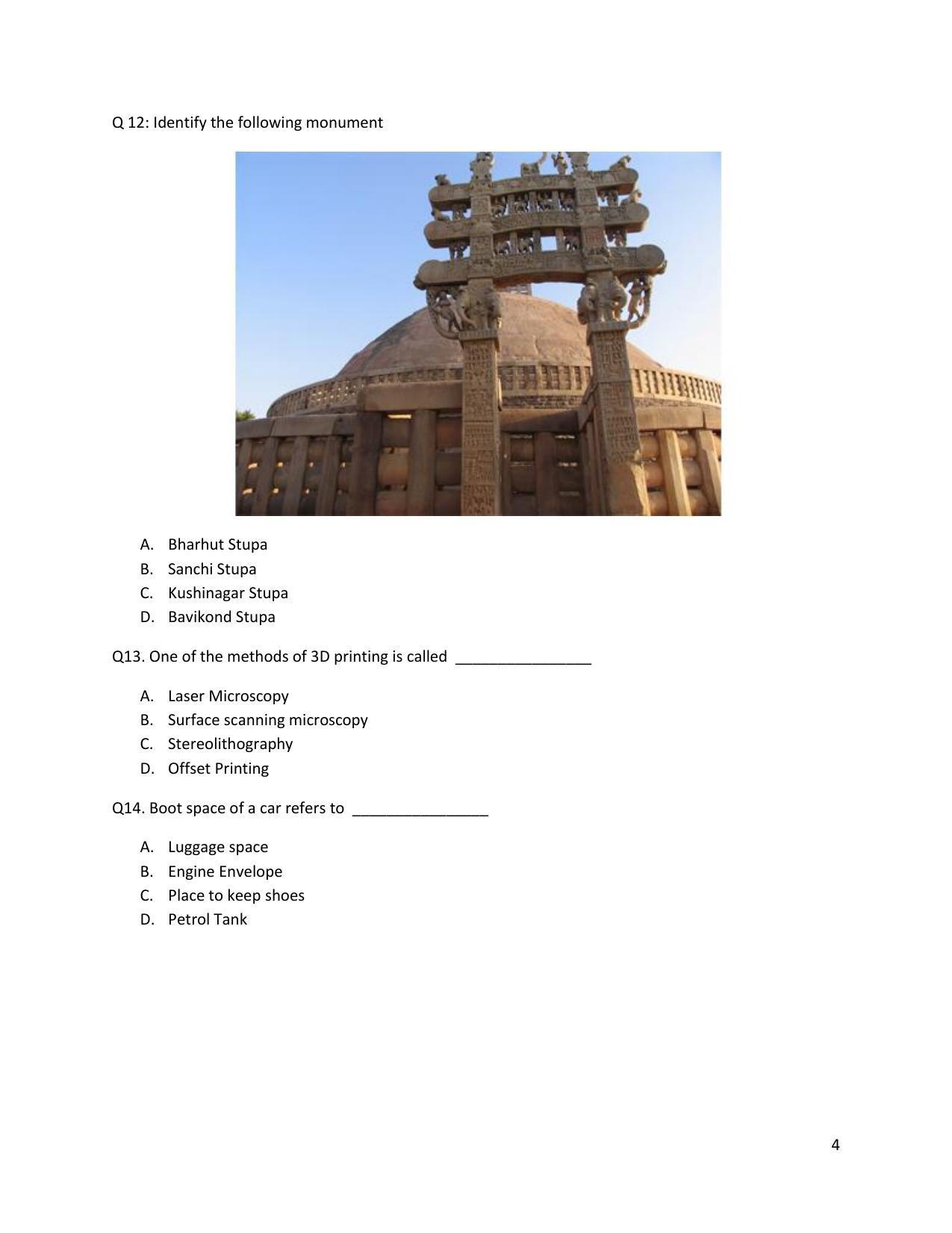CEED 2014 Question Paper - Page 5