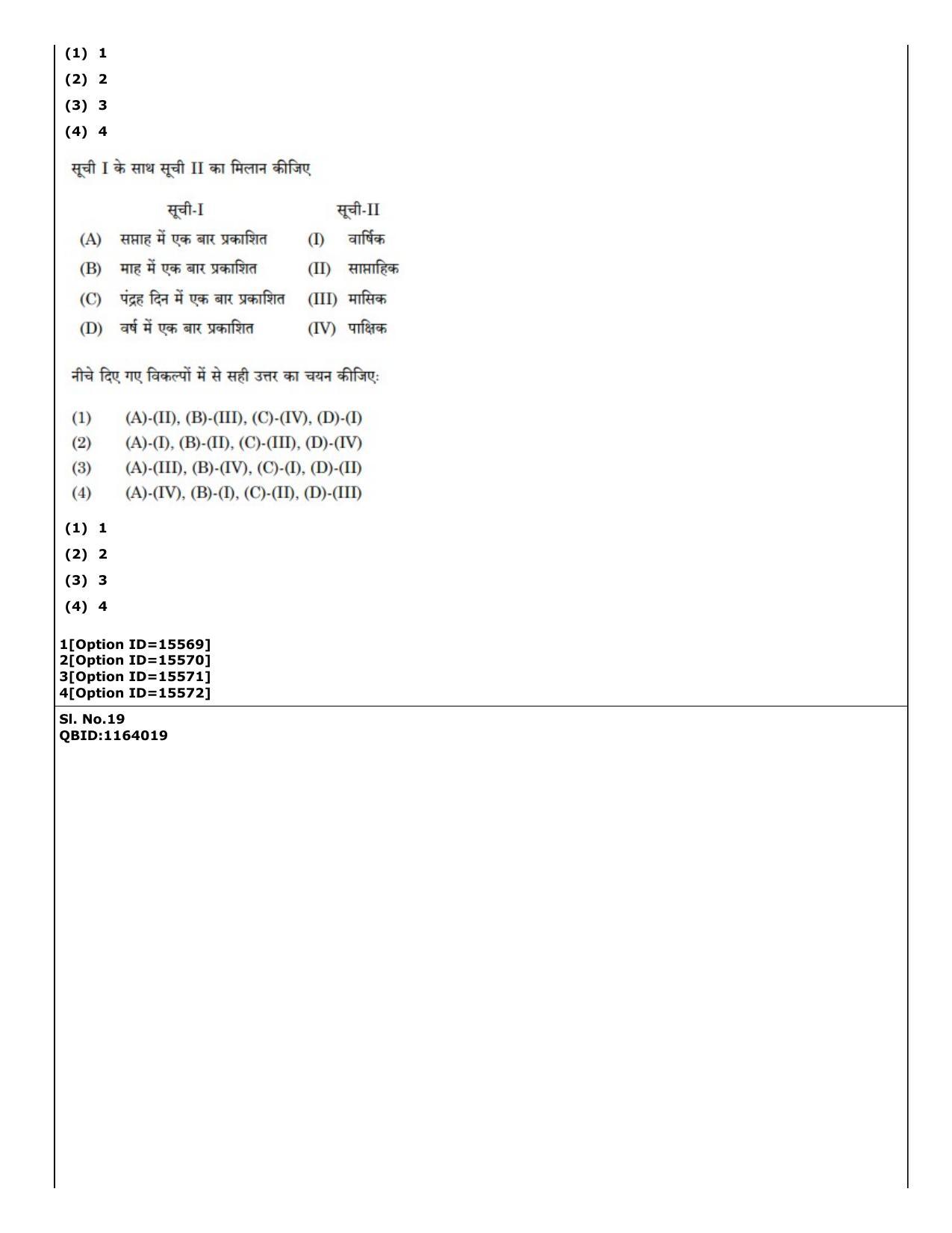 CUET (PG) 2022: PGQP-40 General (06-09-2022) Question Paper - Page 15