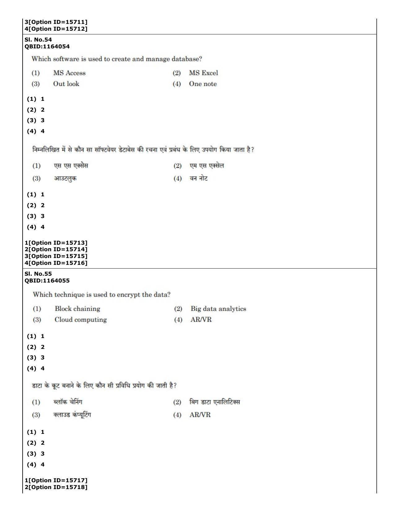 CUET (PG) 2022: PGQP-40 General (06-09-2022) Question Paper - Page 45