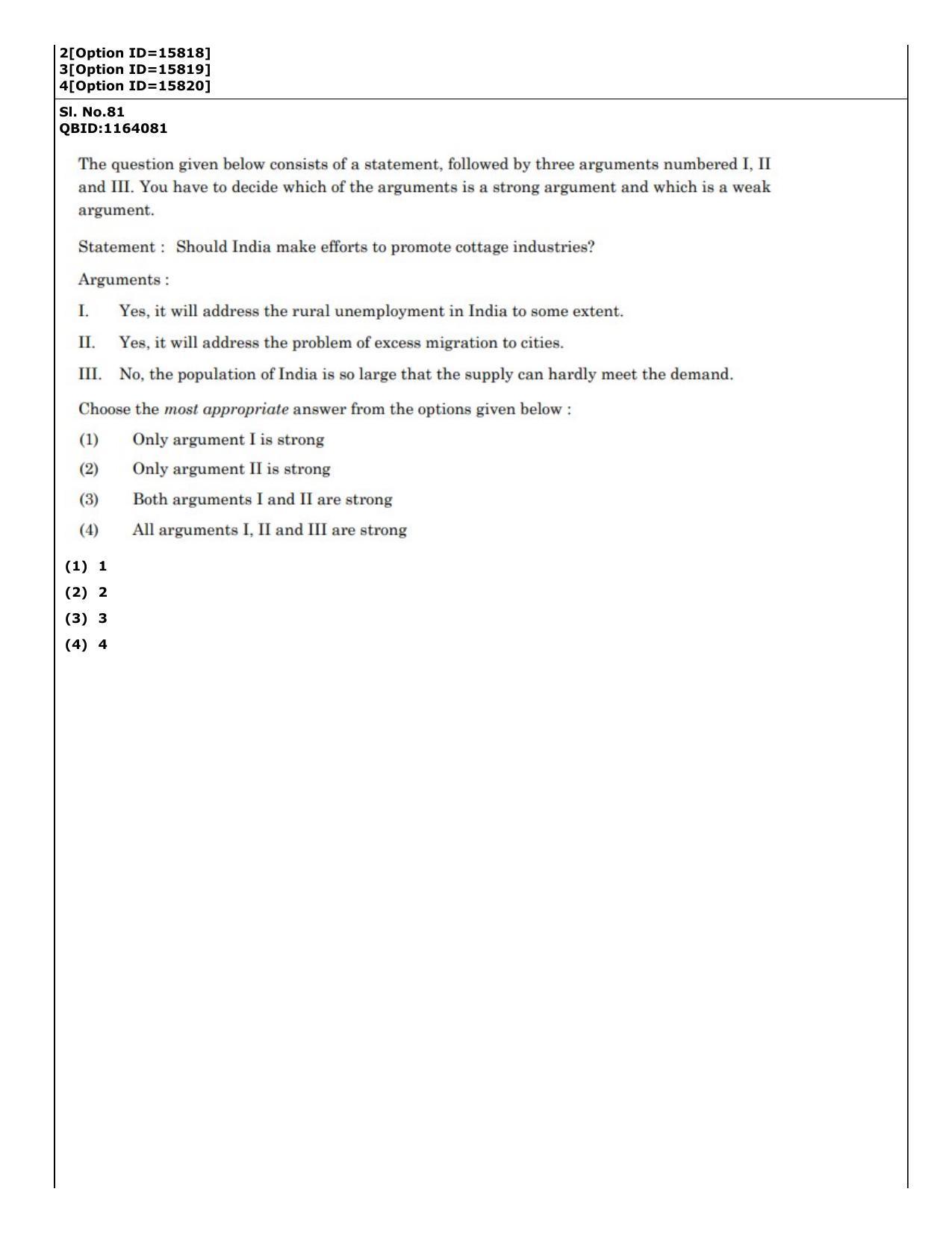 CUET (PG) 2022: PGQP-40 General (06-09-2022) Question Paper - Page 60