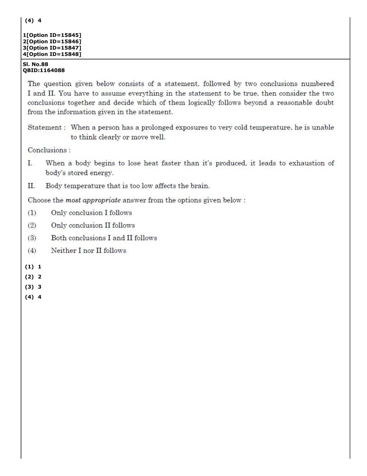 CUET (PG) 2022: PGQP-40 General (06-09-2022) Question Paper - Page 68