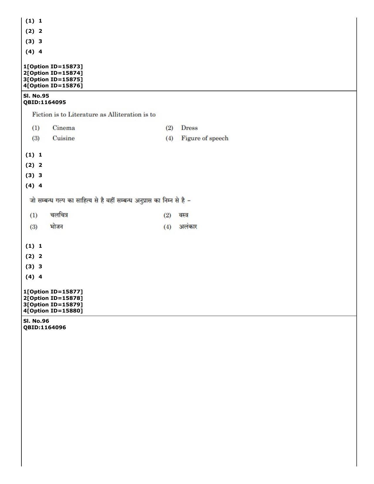 CUET (PG) 2022: PGQP-40 General (06-09-2022) Question Paper - Page 75