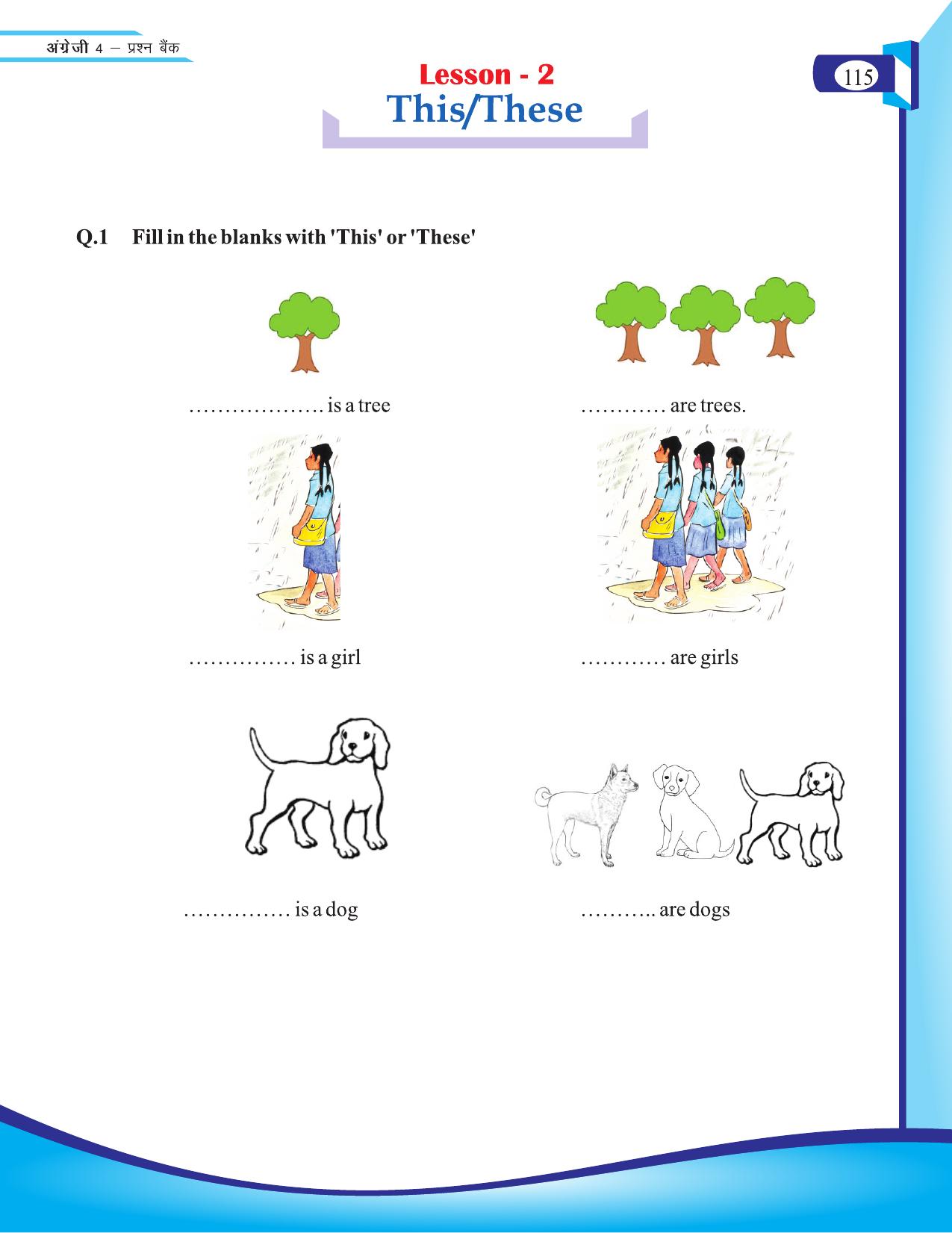 Chhattisgarh Board Class 4 English Question Bank 2015-16 - Page 5