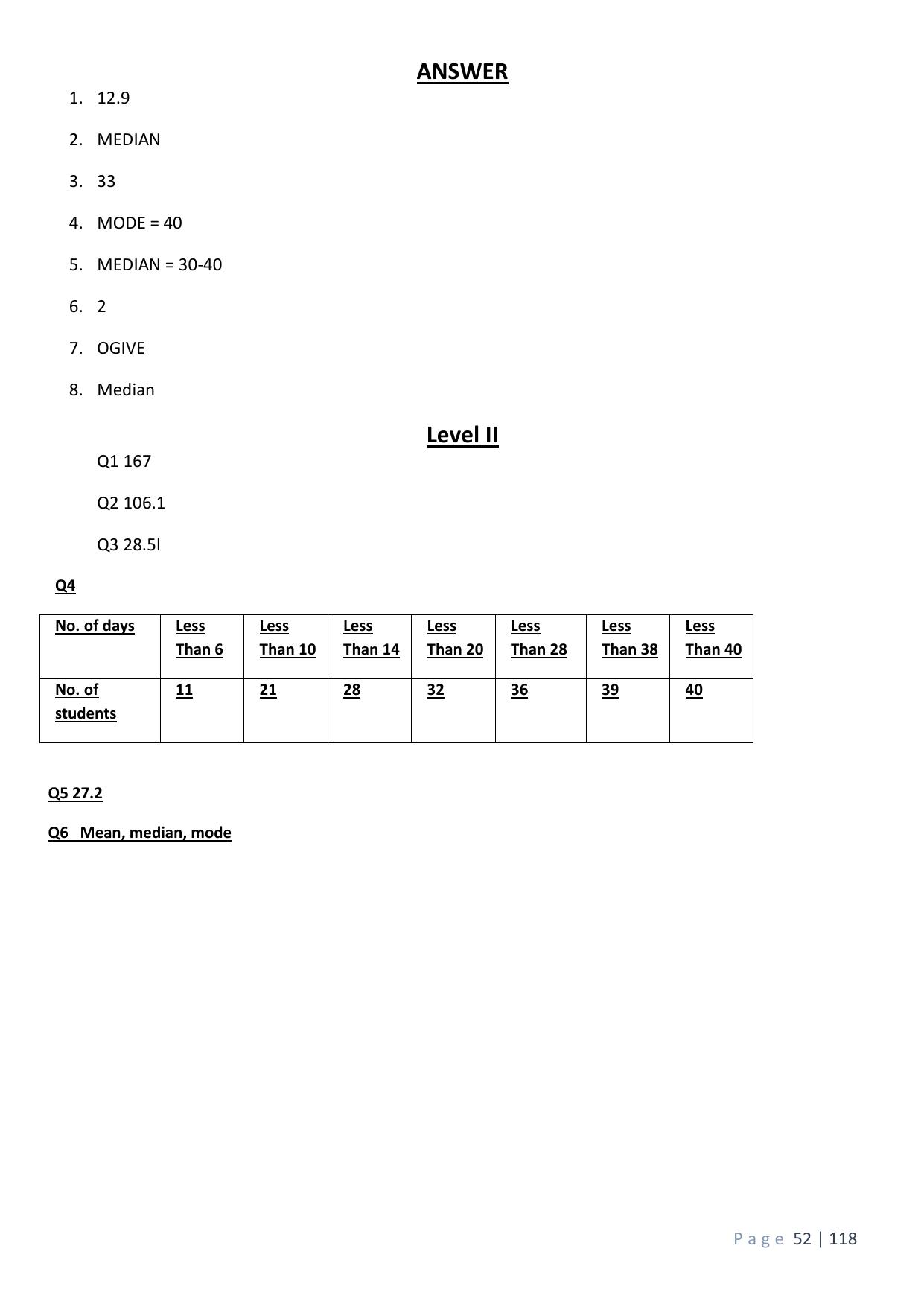 CBSE Worksheets for Class 10 Maths Statistics Assignment 7 - Page 7