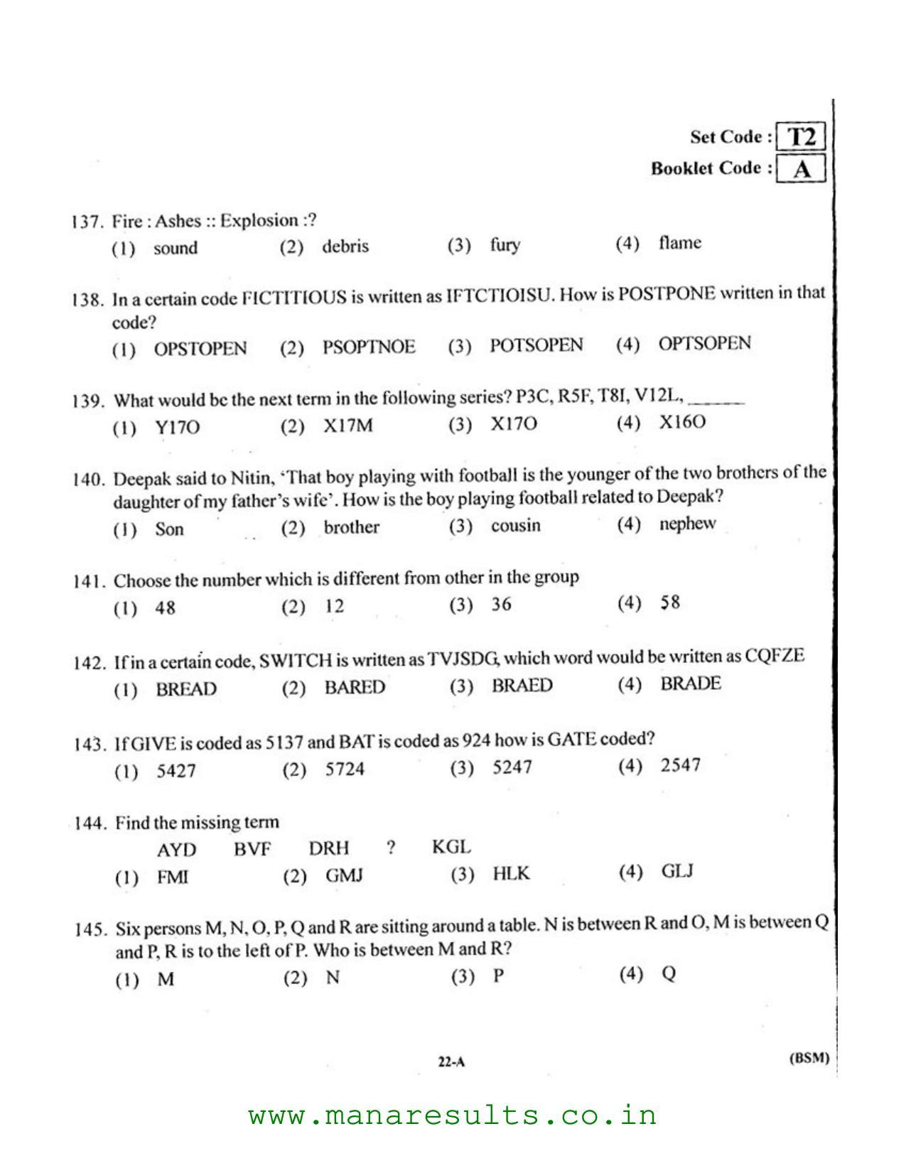 AP ECET 2016 BSC Mathematics Old Previous Question Papers - Page 21